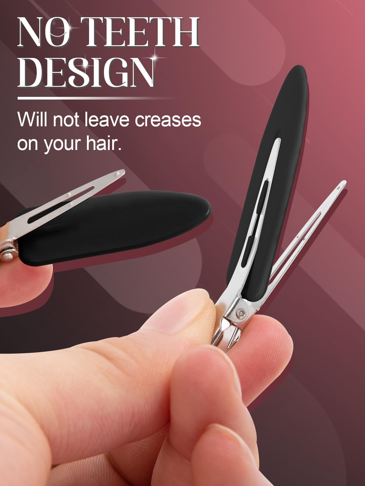 8Pcs No Bend Hair Clips - No Crease Hair Clips Styling Duck Bill Clips No Dent Alligator Hair Barrettes For Salon Hairstyle Hair