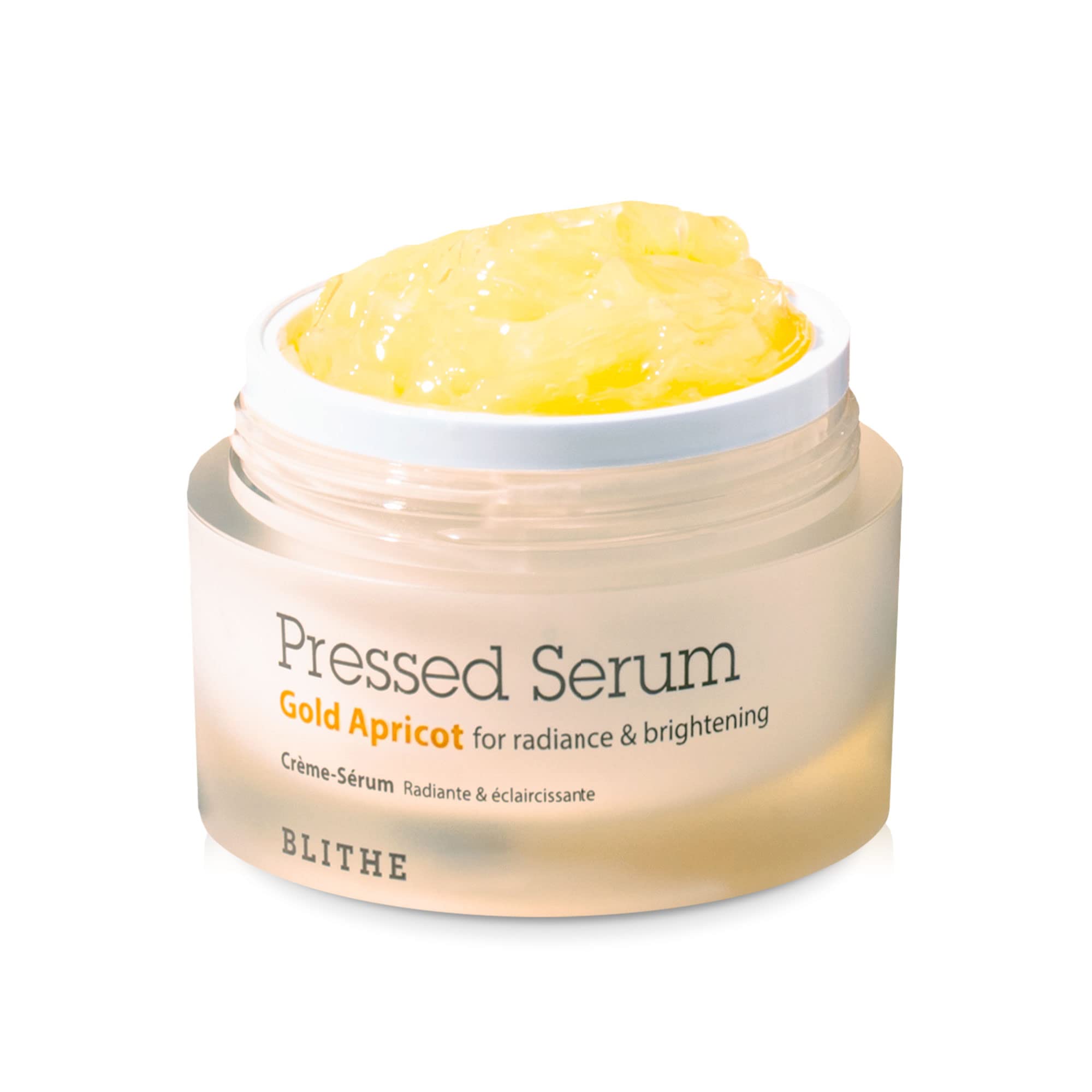 Blithe Pressed Serum Gold Apricot Korean Face Moisturizer - Creamy Niacinamide Serum For Natural Glow & Radiance, Freckle Remove