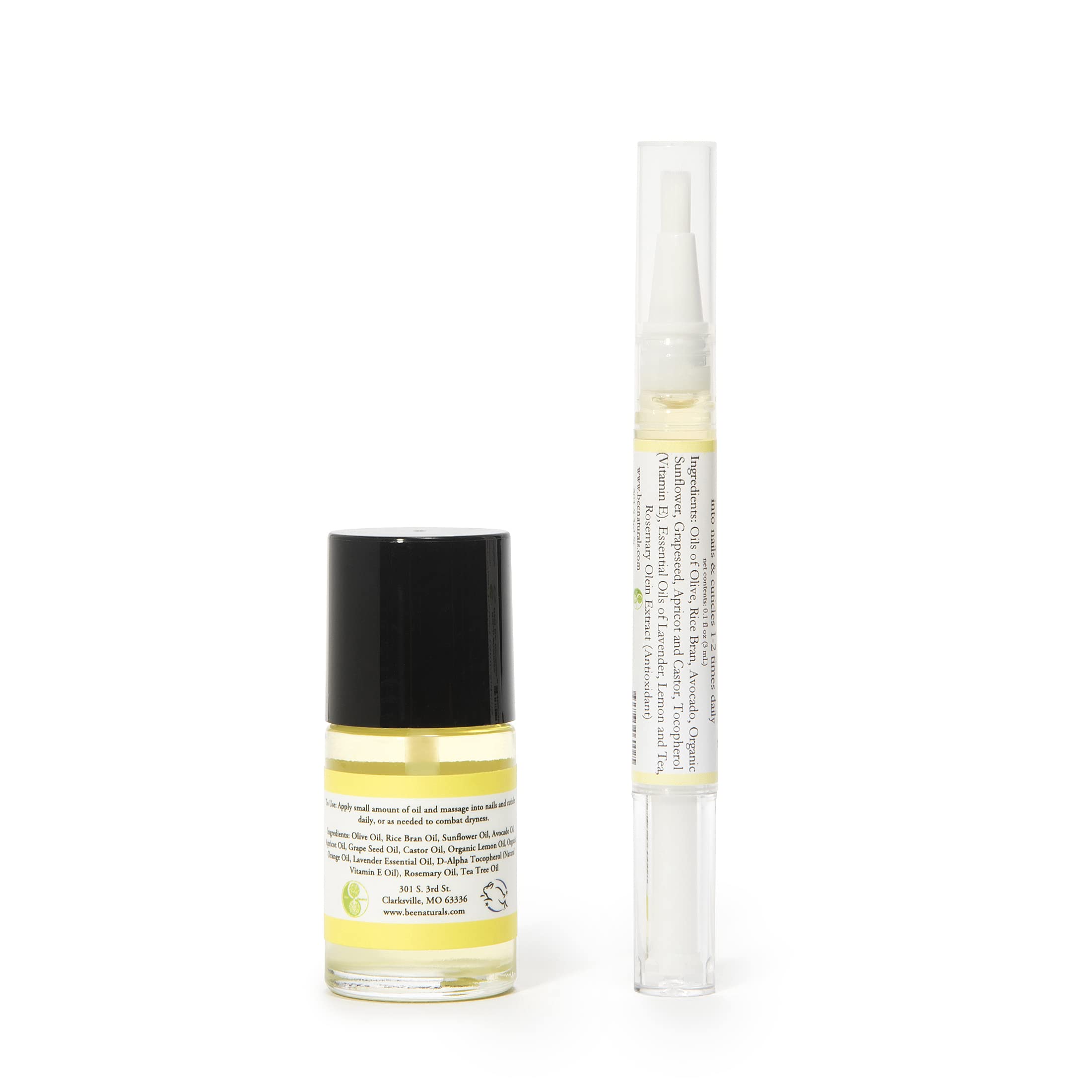 Bee Naturals Quick Fix Cuticle Oil Pen - Vitamin E Enriched Nail Revitalizer - Soothe & Repair With Lavender & Lemon Essence - I
