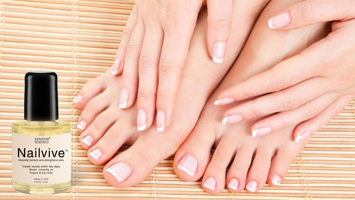 NAILVIVE Nail Serum Powerful Magic-like Silk Proteins Proven Natural Formula Strengthening Hardening nails Instantly Prevents Sp