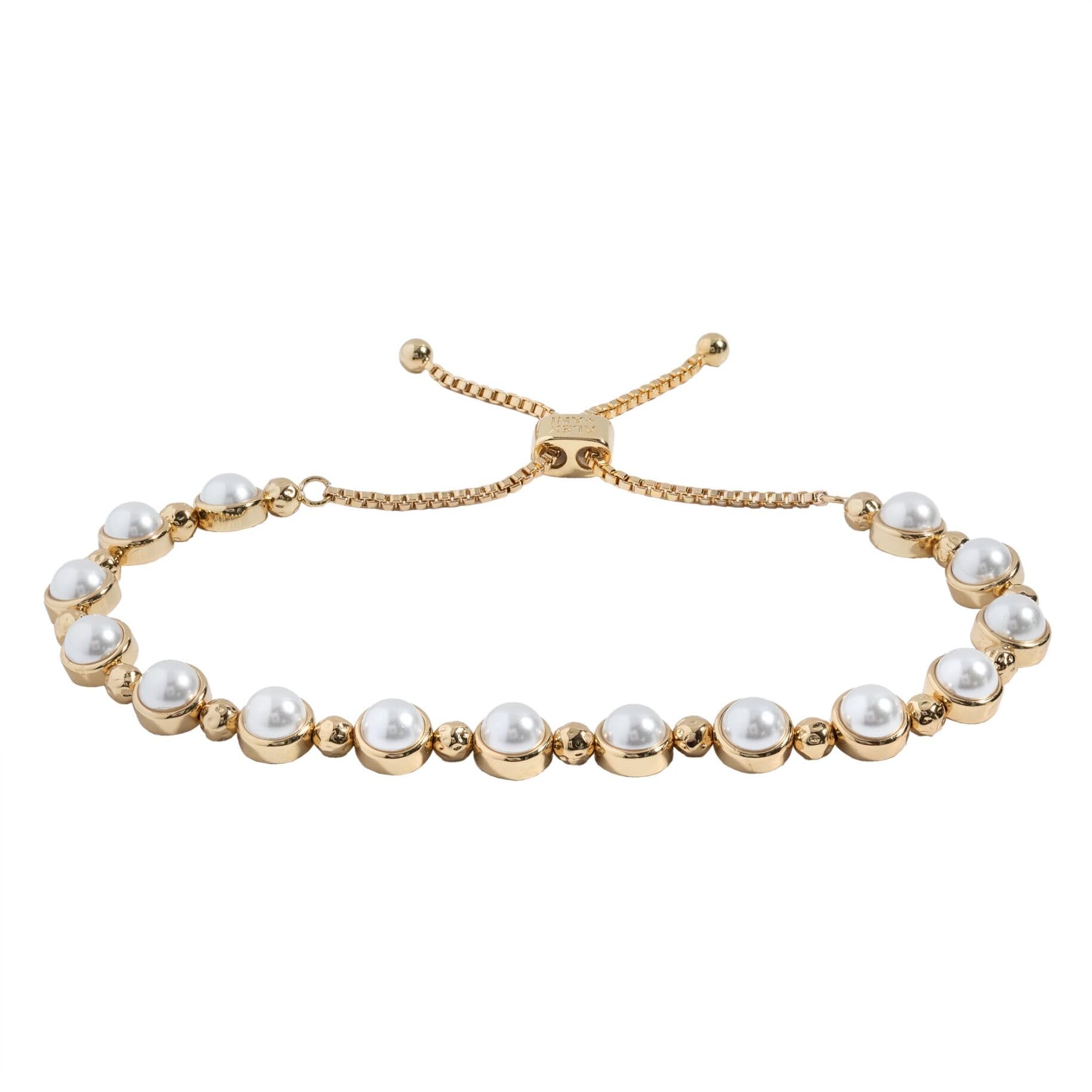 Alex and Ani Pearl Bolo Bracelet
