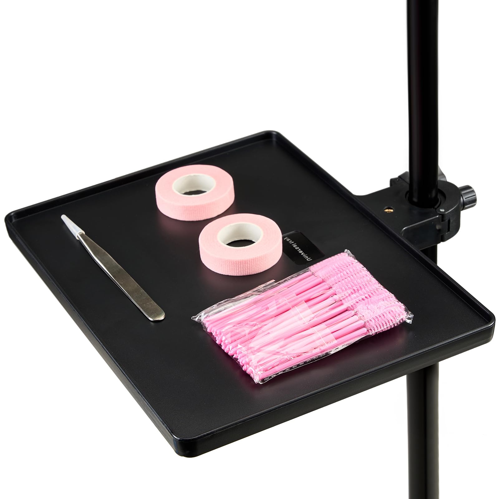 MoyRetty Lash Tray Holder (10.6    x 8), Adjustable Plastic Essential Organizer Stand for Lash Techs, Perfect for Salon or Homes
