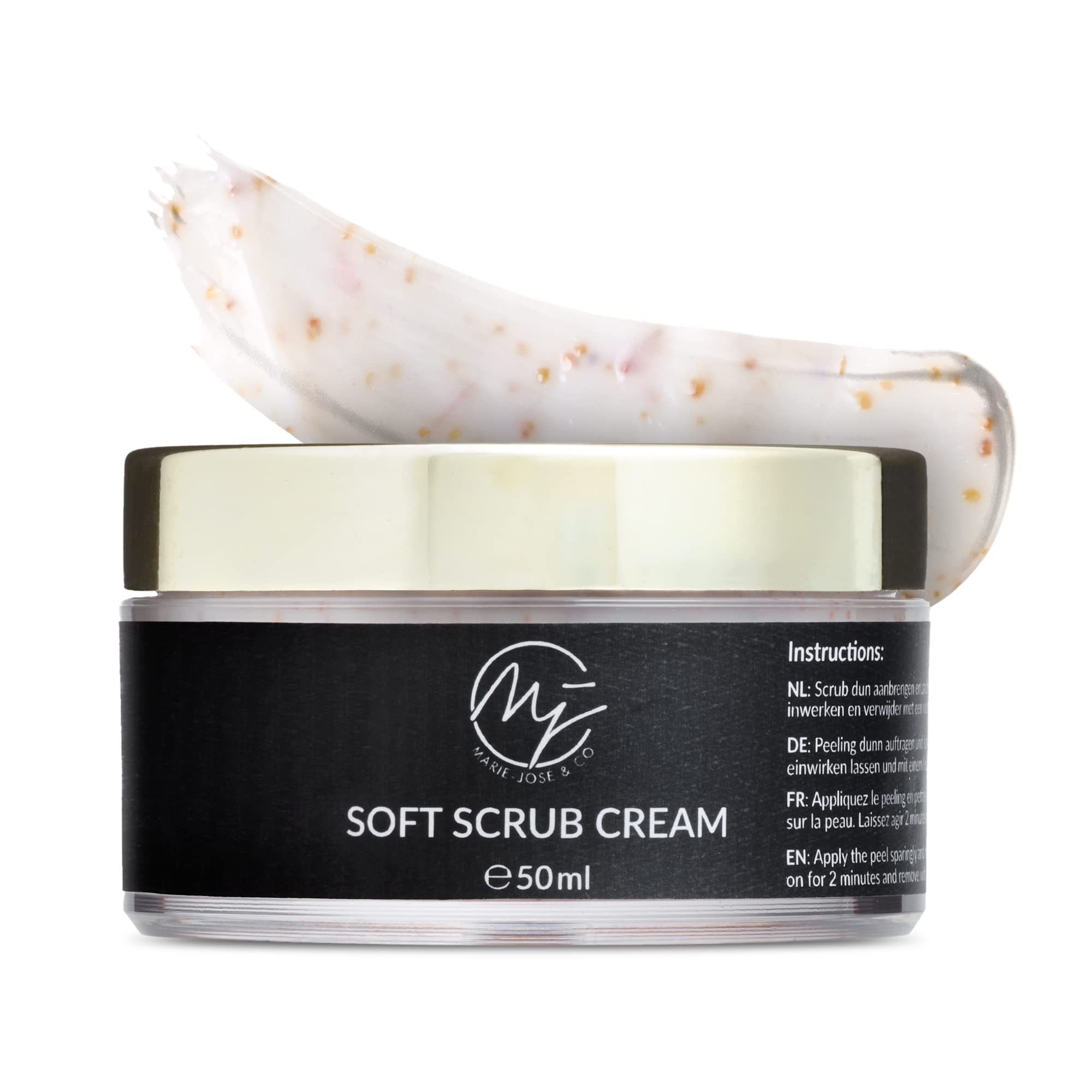 Exfoliating Brow Scrub Cream | Prepares Brows for Henna, Hybrid Tint & Makeup | Gently Removes Dead Skin & Residue | Natural Ing