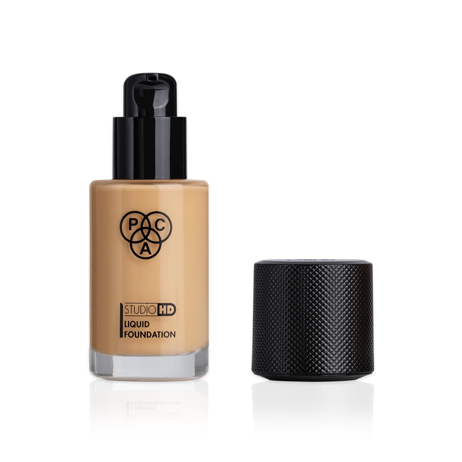 Pac Studio Hd Liquid Foundation (1.3) | Lightweight Dewy Satin Finish | Medium To Buildable Coverage | Natural Second Skin Like 