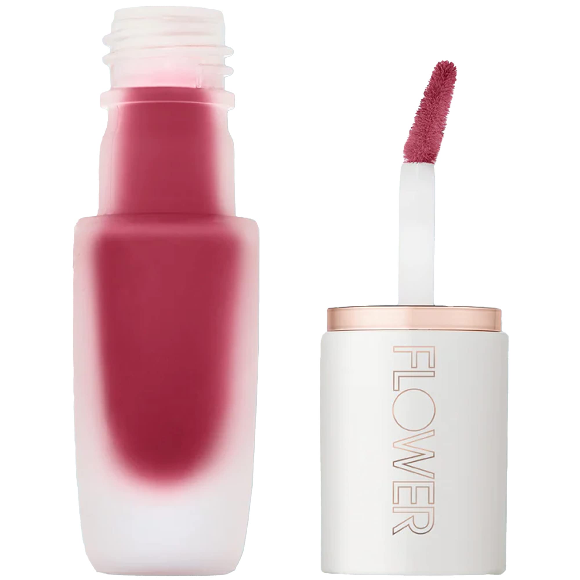 Flower Beauty By Drew Barrymore Perfect Pout Lip Color - Soft Matte Finish - Liquid Lipstick - Comfortable + Lightweight Feel (P