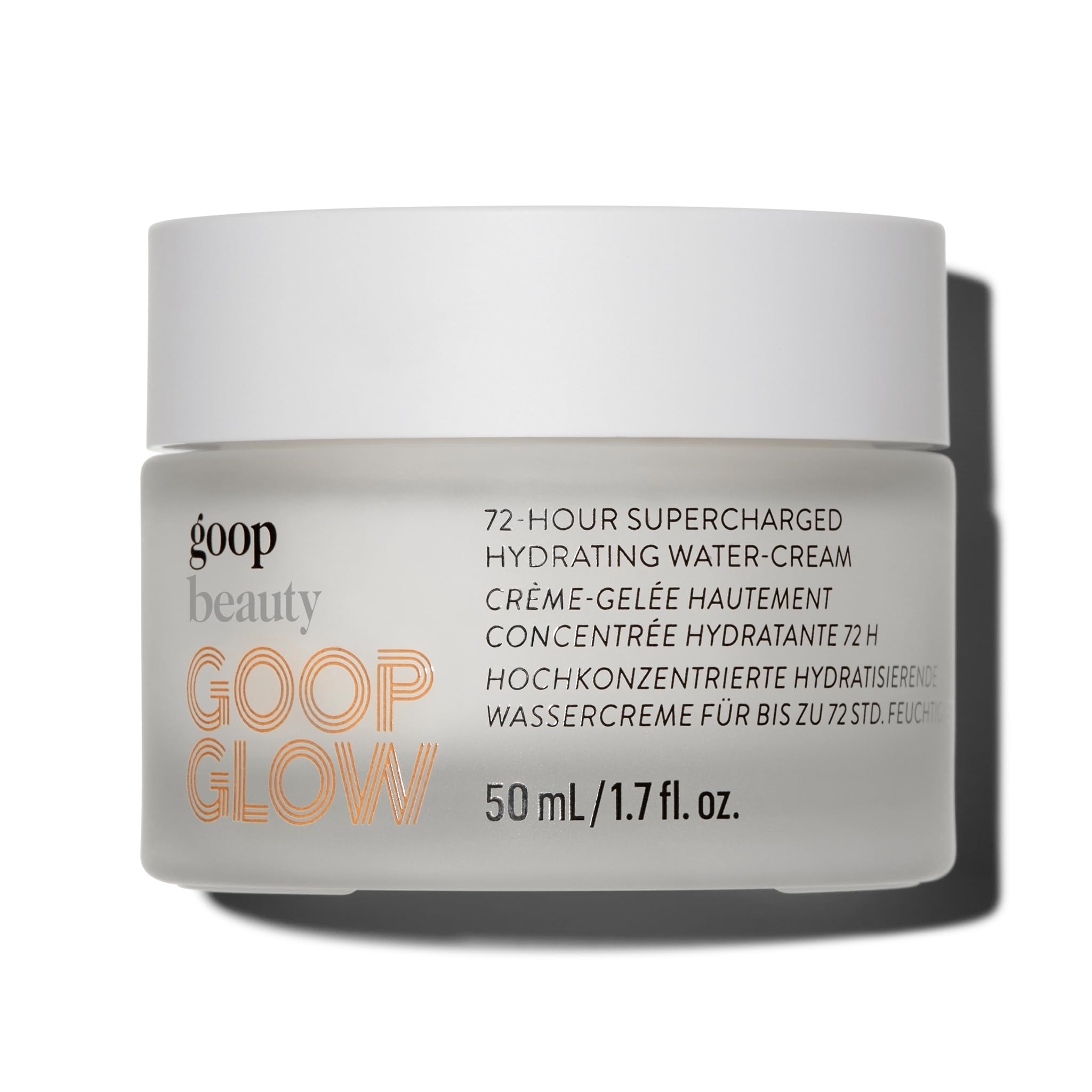 Goop Beauty 72-Hour Hydrating Water Cream | Matte Moisturizer For All Skin Types | Niacinamide & Fermented Astragalus Root | Hyd