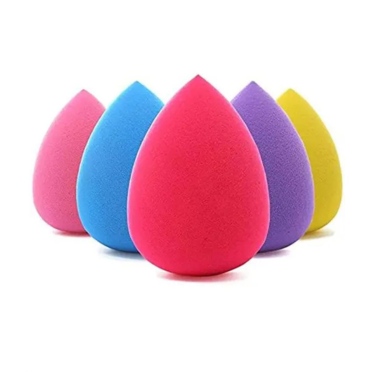 Makeup Sponge, Pack Of 5 Pcs Makeup Sponges Blender Set Beauty Cosmetic Foundation Blending Applicator Puff, Flawless For Liquid