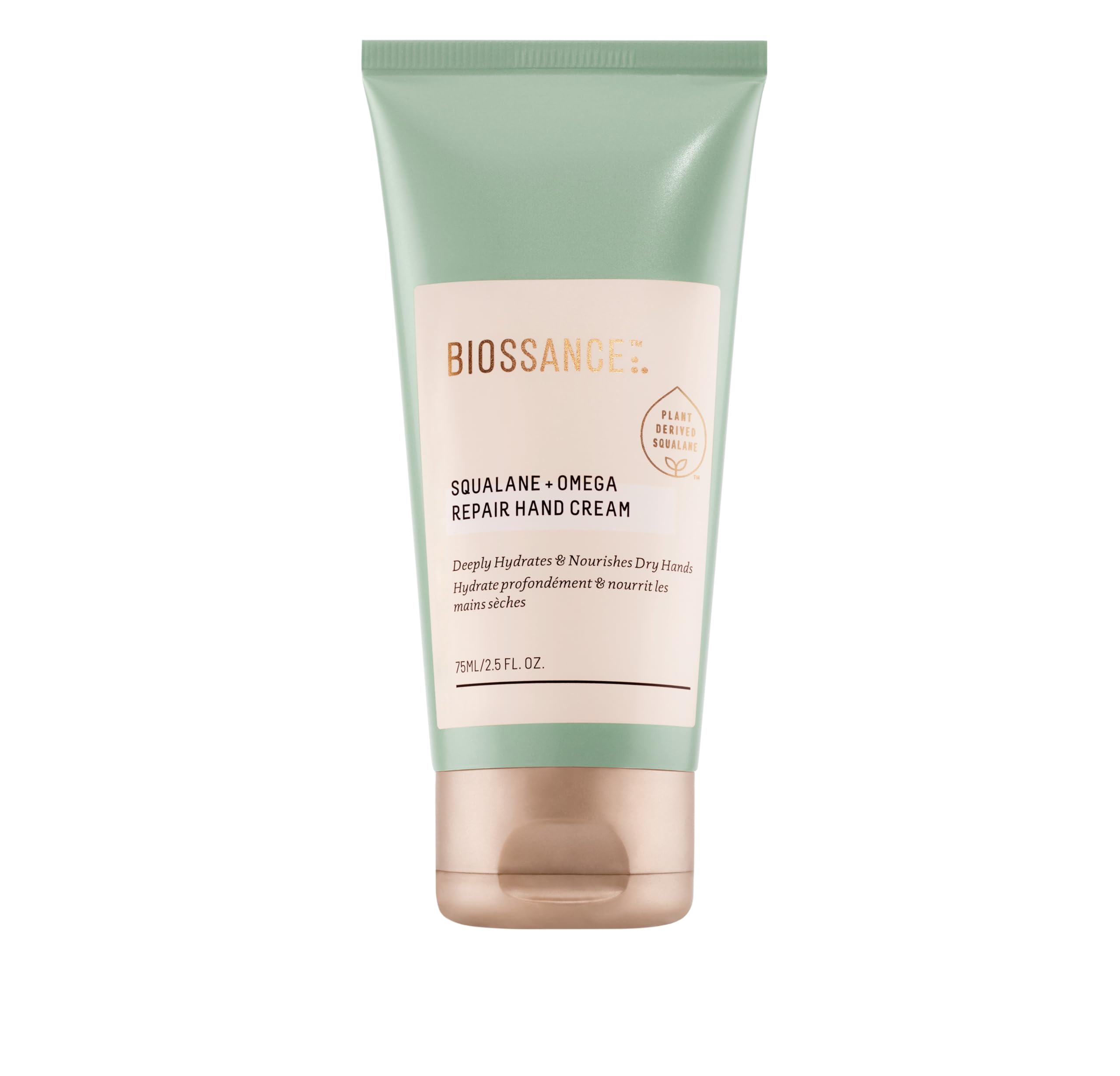 Biossance Squalane + Omega Repair Hand Cream. Deeply Moisturizing and Protective Hand Repair Treatment for Immediate Relief and 