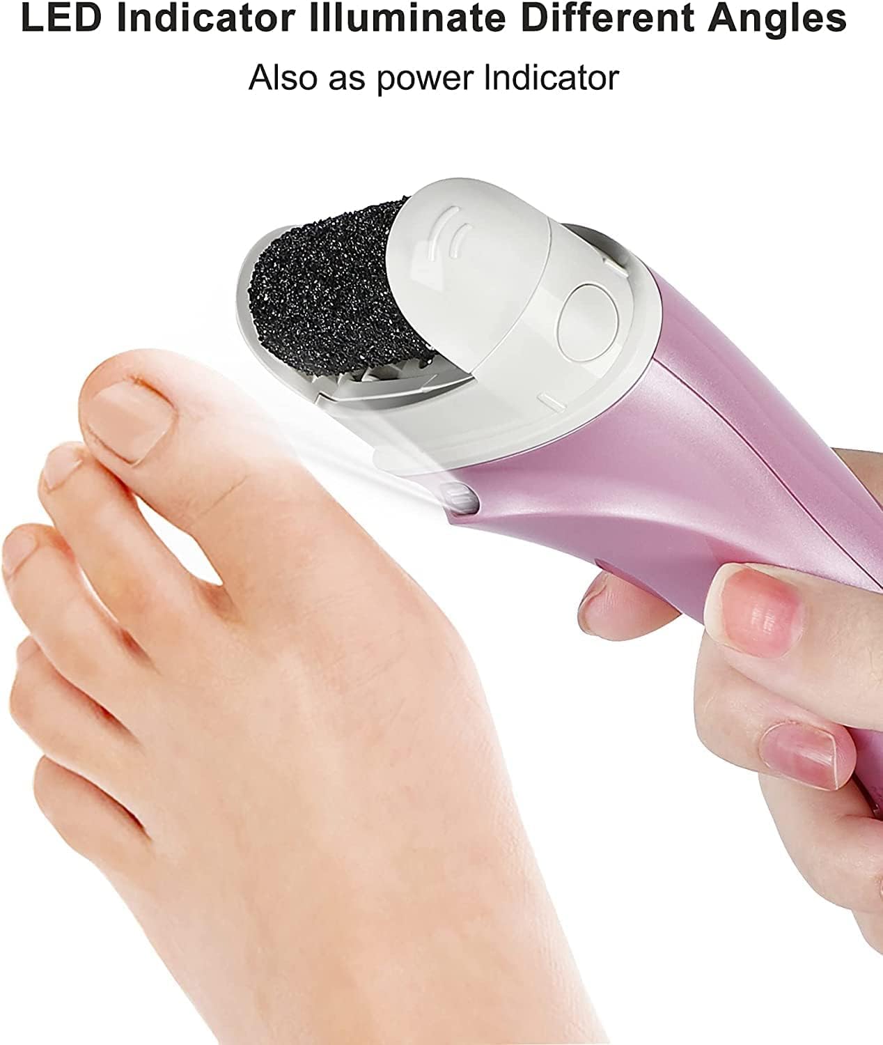 Electric Feet Callus Removers Rechargeable,Portable Electronic Foot File Pedicure Tools, Electric Callus Remover Kit,Professiona