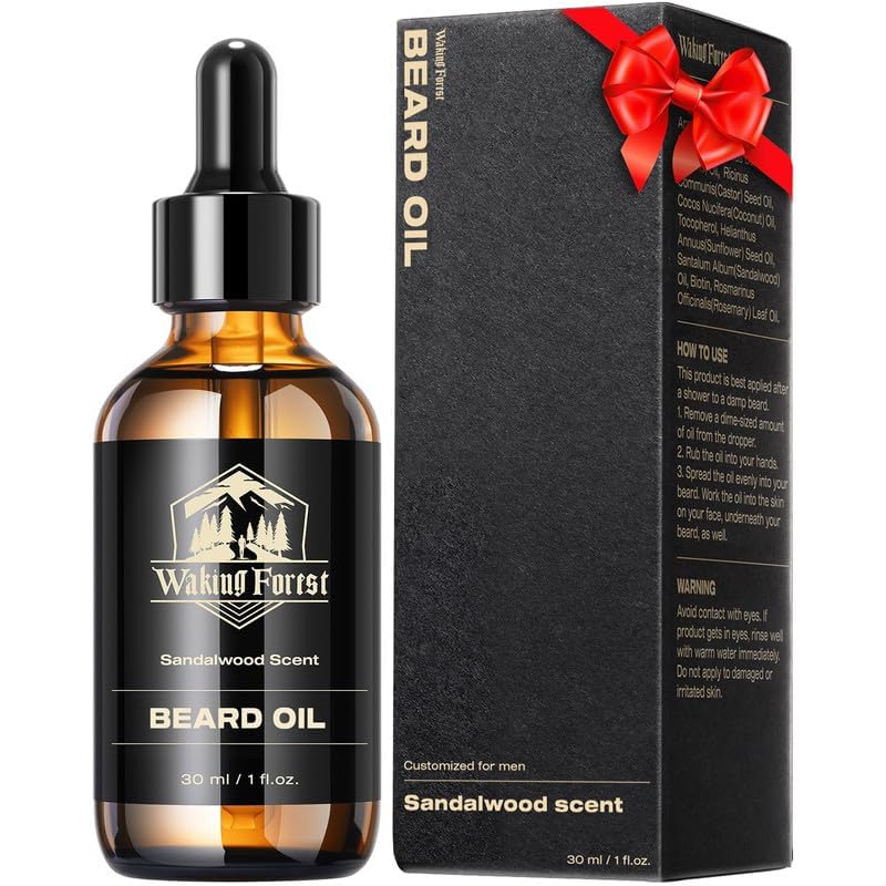 Waking Forest Beard Oil For Men Growth Beard Softener Oil For Men Growth Moisturizes Beard And Skin Beard Growth Oil For Men 100
