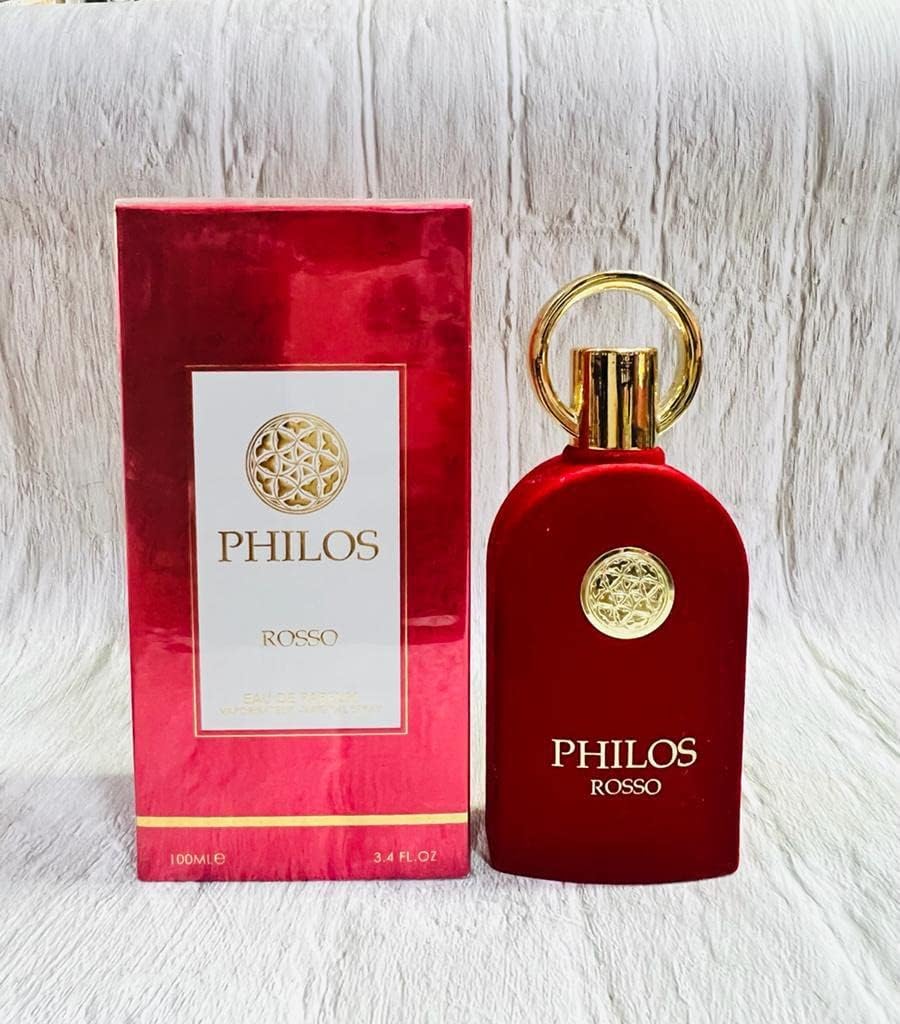 Maison Alhambra Philos Rosso Eau De Parfum Spray For Unisex, 3.4 Ounce