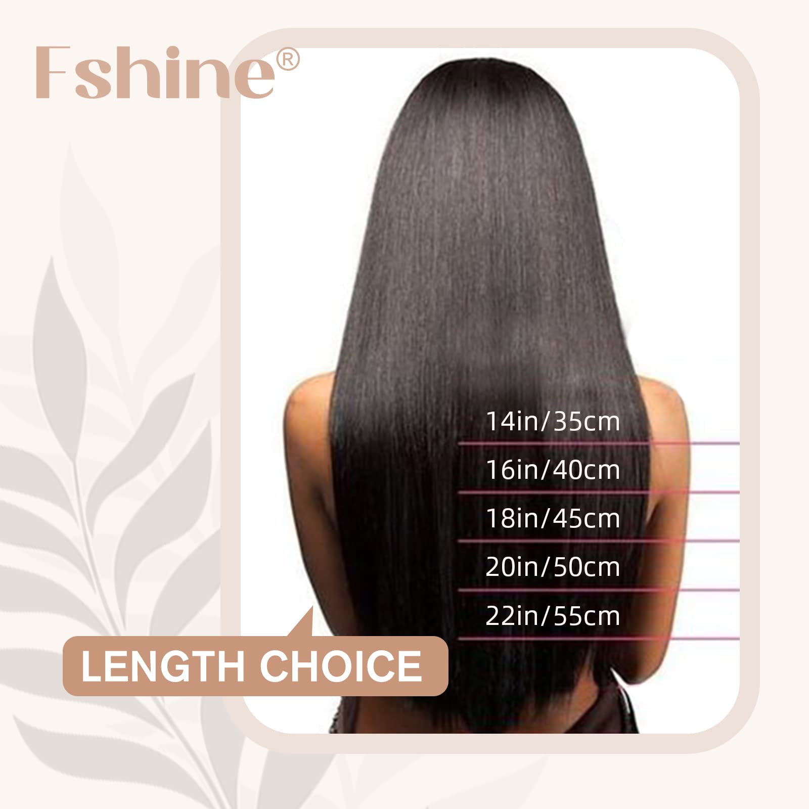 Fshine U Tip Hair Extensions Human Hair Darkest Brown 16 Inch Nail Tip Hot Fusion Hair Extensions Real Human Hair K Tip Hair Ext