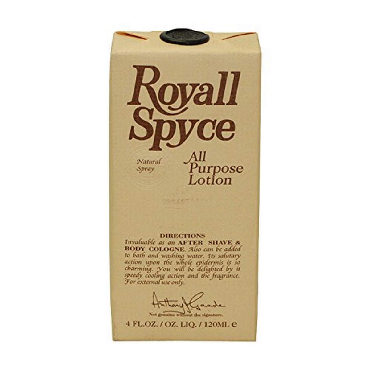 Royall Spyce By Royall Fragrances, 4 Oz All Purpose Lotion Spray For Men