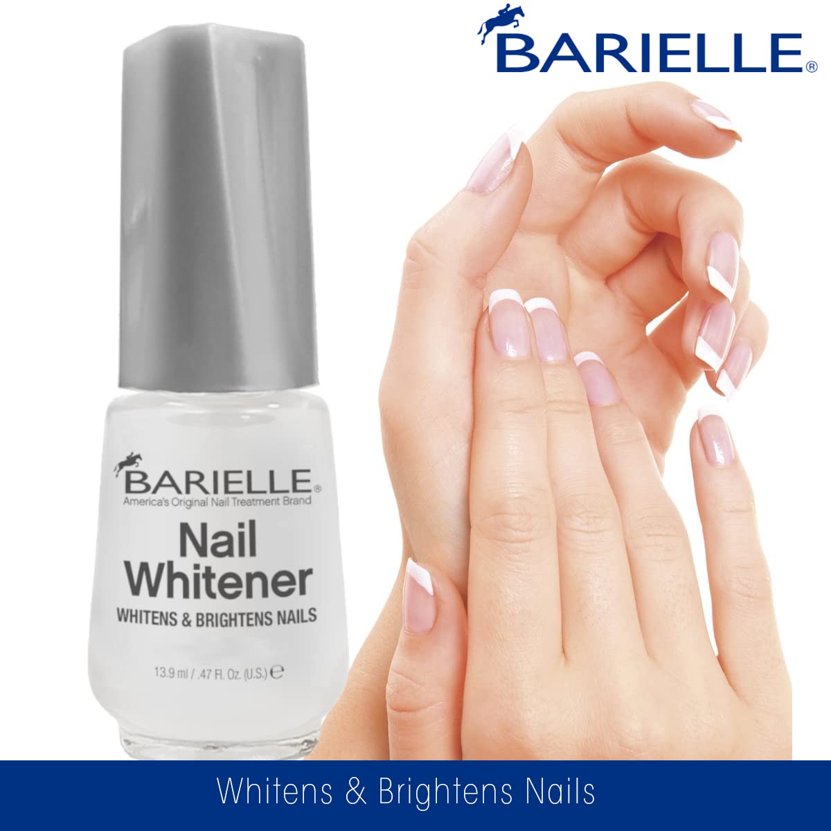 Barielle Nail Whitener for Yellow Nails or Dull Nails .47 Ounce - Whitening for Nails, Treats Yellow Nails