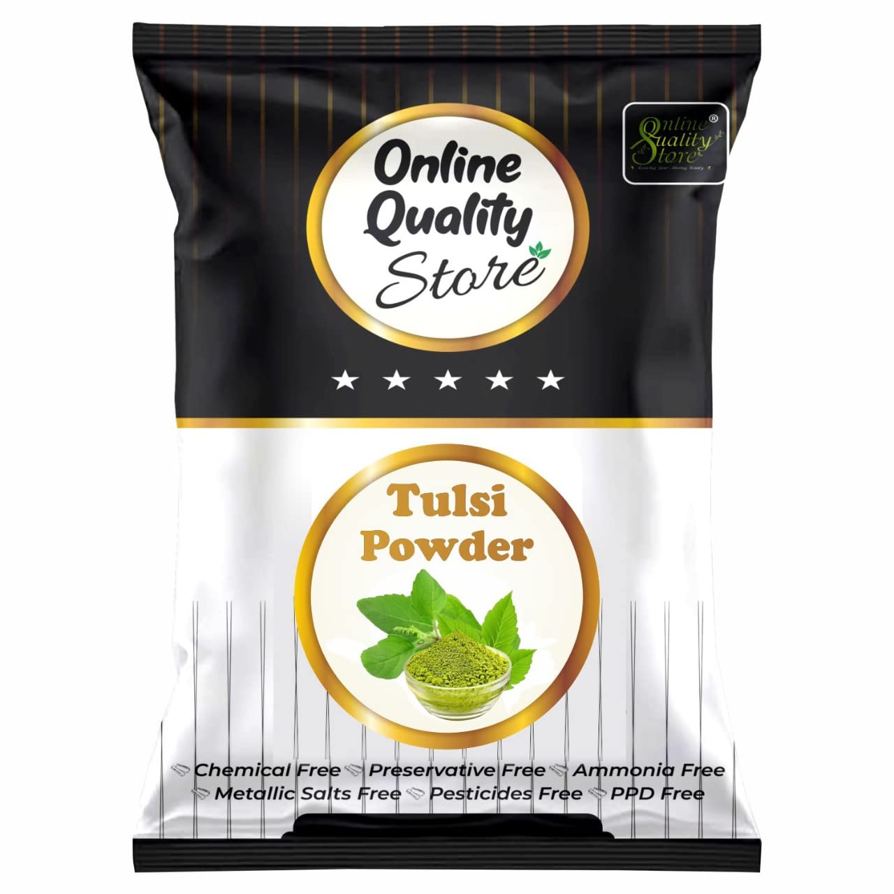 Online Quality Store Tulsi Leaf Powder-100G |Tulsi Leaves/Ocimum Sanctum/Holy Basil Powder |Thulasi Podi/Tulasi Podi/Tulasi Hudi