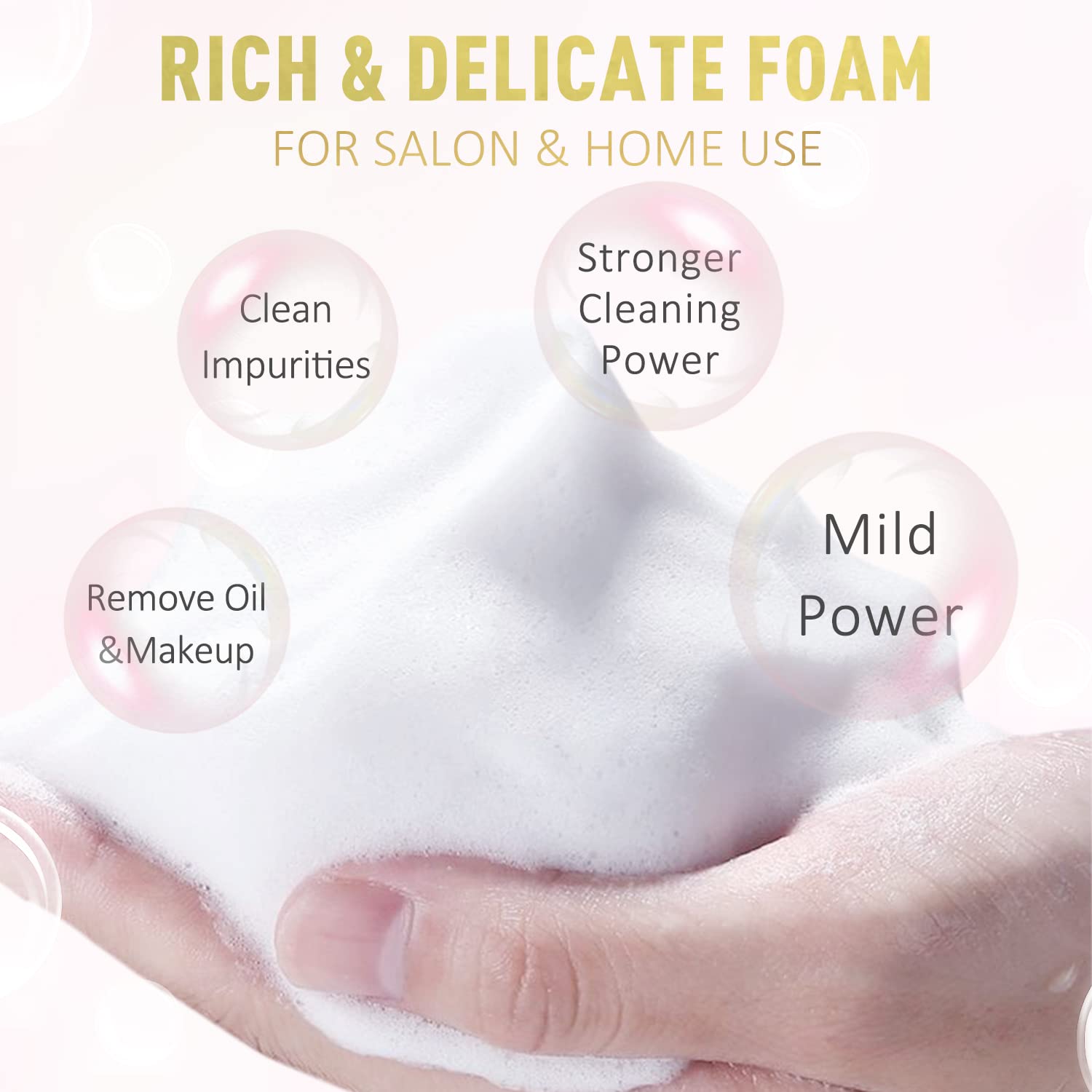 Emeda Lash Shampoo For Lash Extensions 60Ml / 2 Fl.Oz Eyelash Extension Cleanser Oil Free Foam Soap Lash Bath For Cluster Lashes