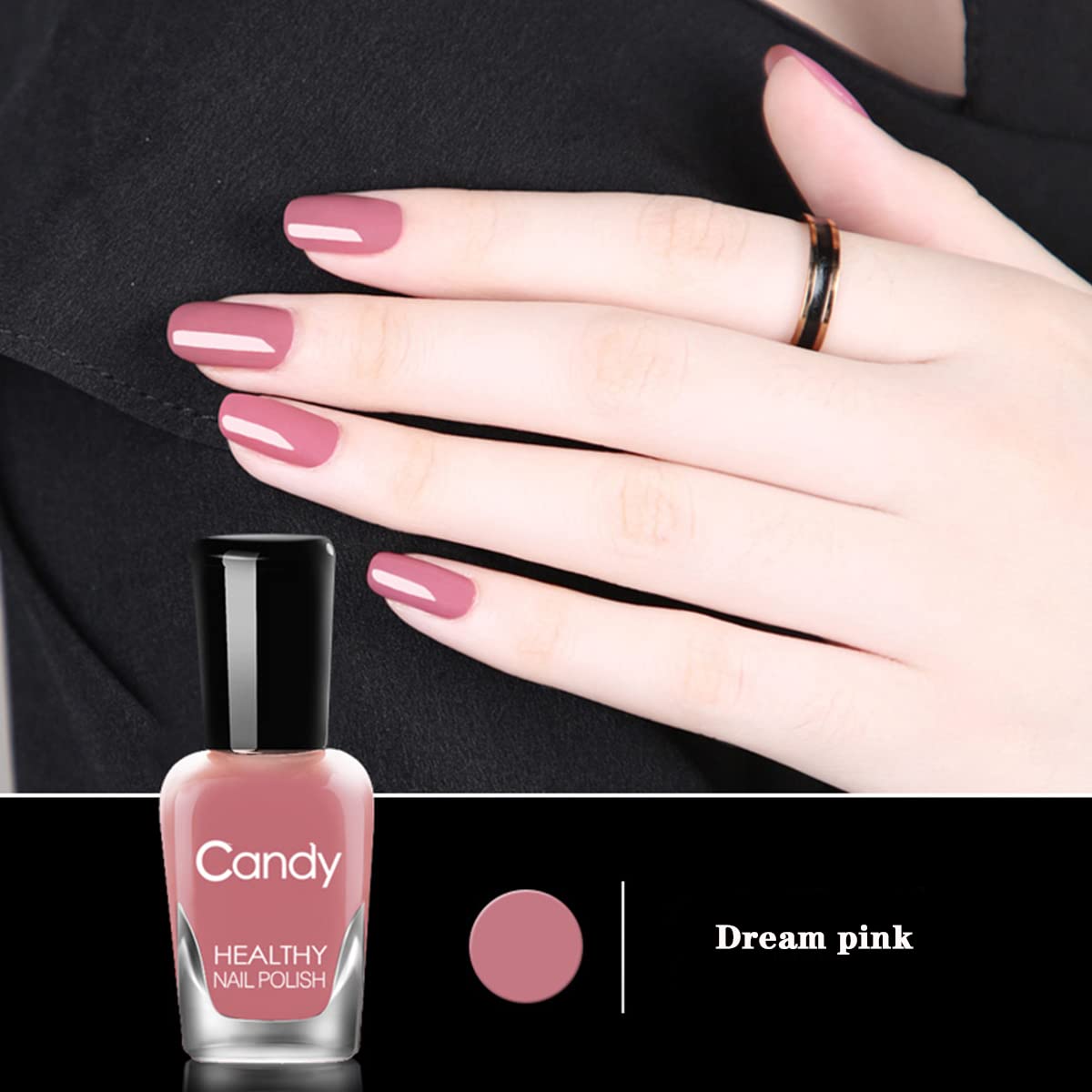 Tophany Non Toxic , Easy Peel Off And Fast Dry Nail Polish Set For Pack, Eco Friendly And Organic Water Based Nail Polish For Wo