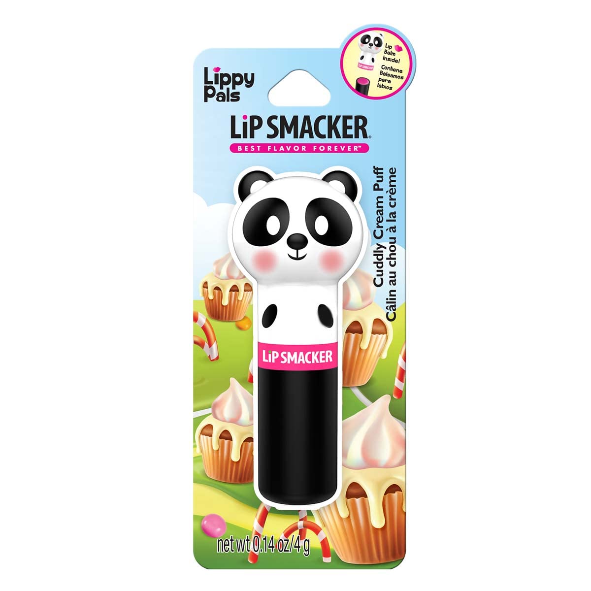 Lip Smacker Lippy Pals, Flavored Moisturizing & Smoothing Soft Shine Lip Balm, Hydrating & Protecting Fun Tasty Flavors ,Cruelty