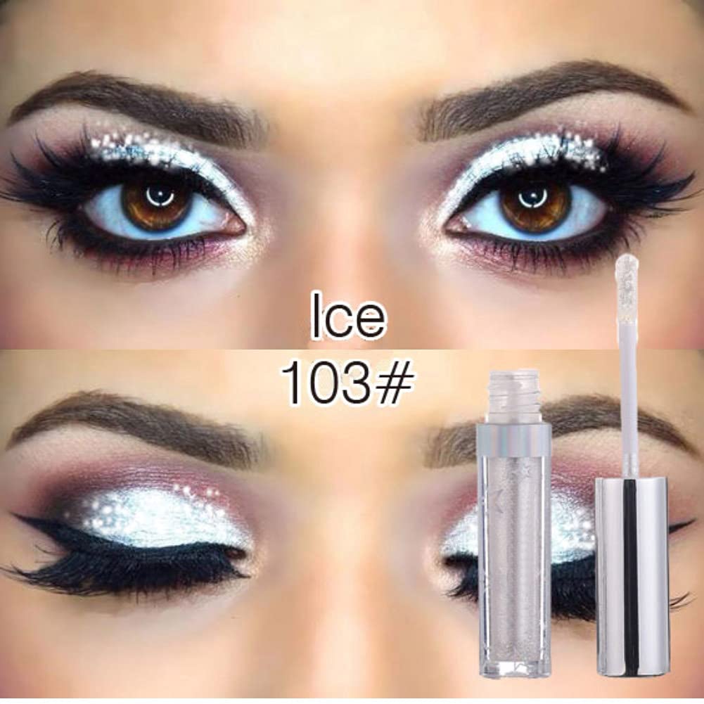 Hotiary Glitter Liquid Eyeshadow Metallic Pigments Shimmer Makeup Metals Gloss For Eyes Eyeliners Sparkling Eye Shadow Shiny Pen