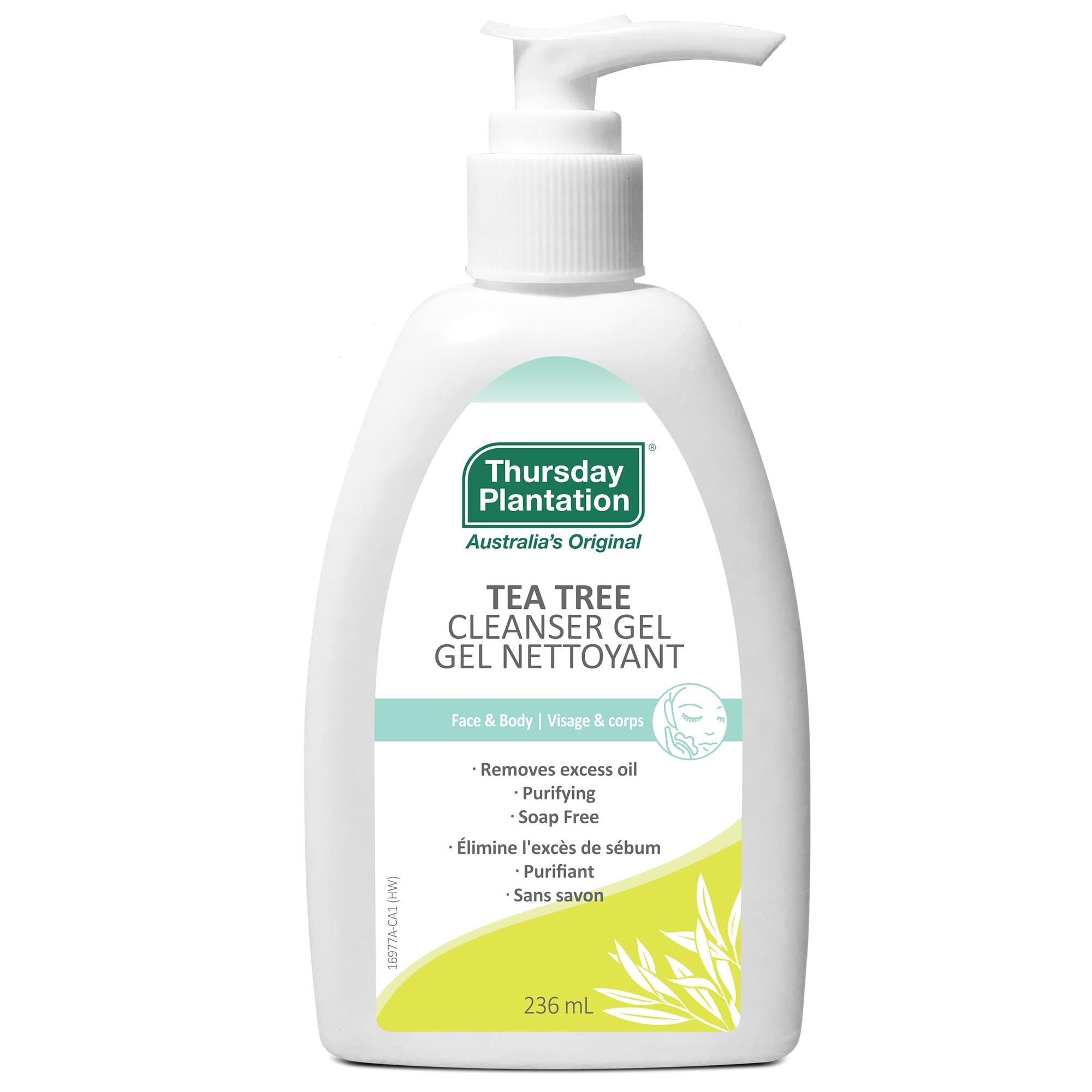Thursday Plantation Tea Tree Cleanser Gel Face, Hands & Body Wash  Face Wash for BlemishProne & Oily Skin with Tea Tree Oil  