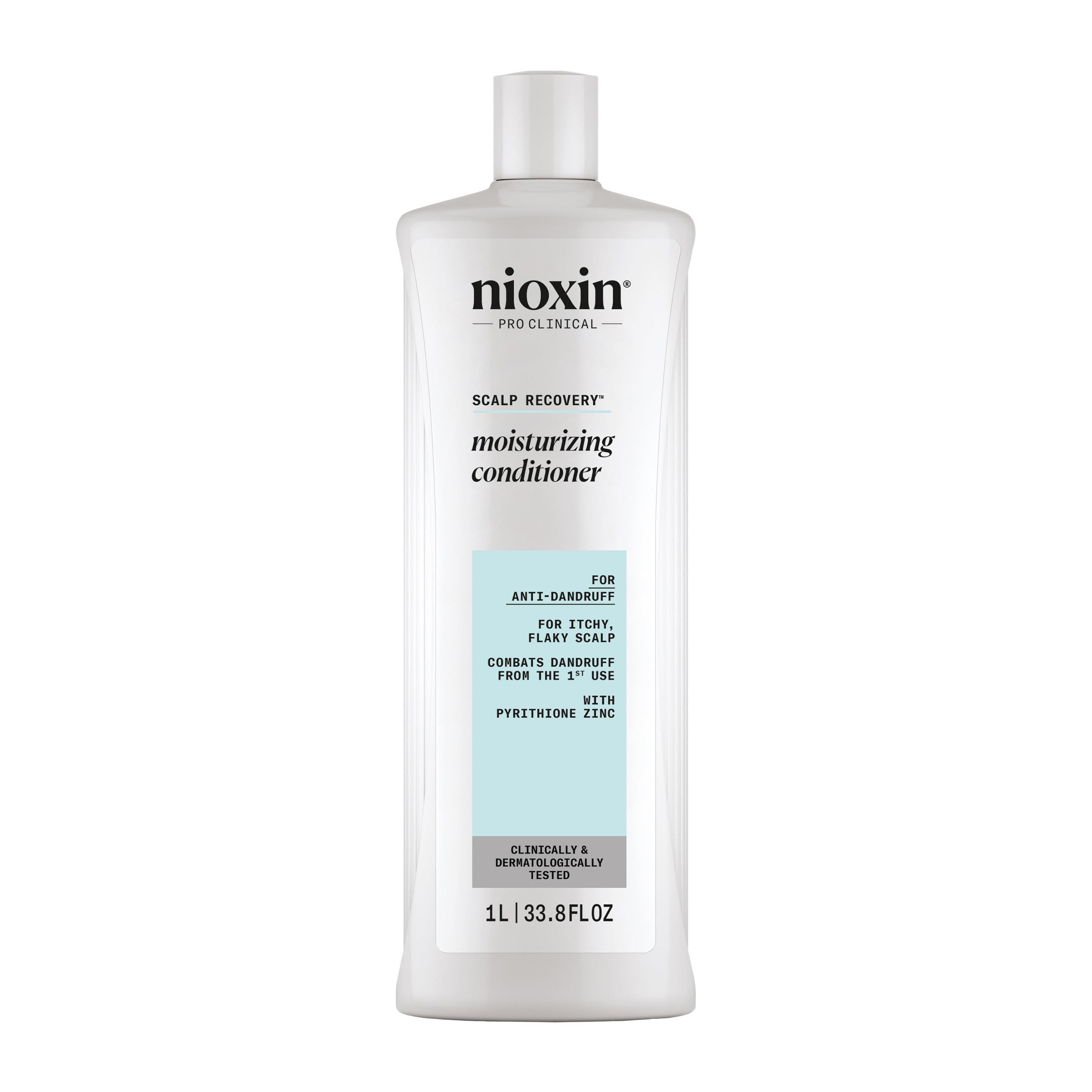 Nioxin Scalp Recovery Anti-Dandruff Moisturizing Conditioner For Itchy & Flaky Scalp, Pyrithione Zinc, 338 Oz