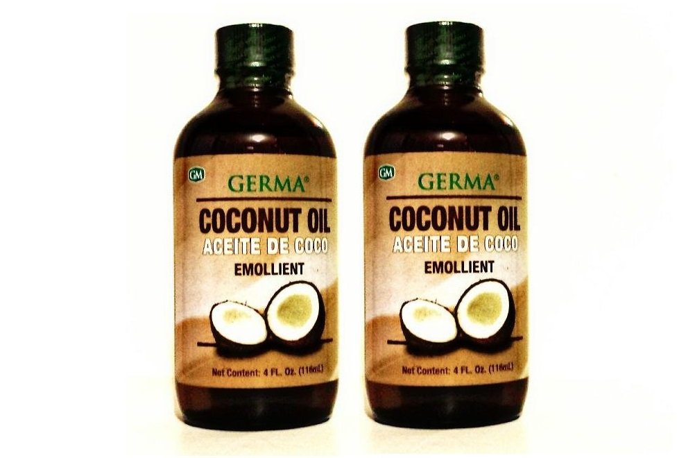 2Pk Coconut Oil Aceite De Coco 4Oz Emollient For Hair, Nail & Skin. Para Cuerpo Y Pelo