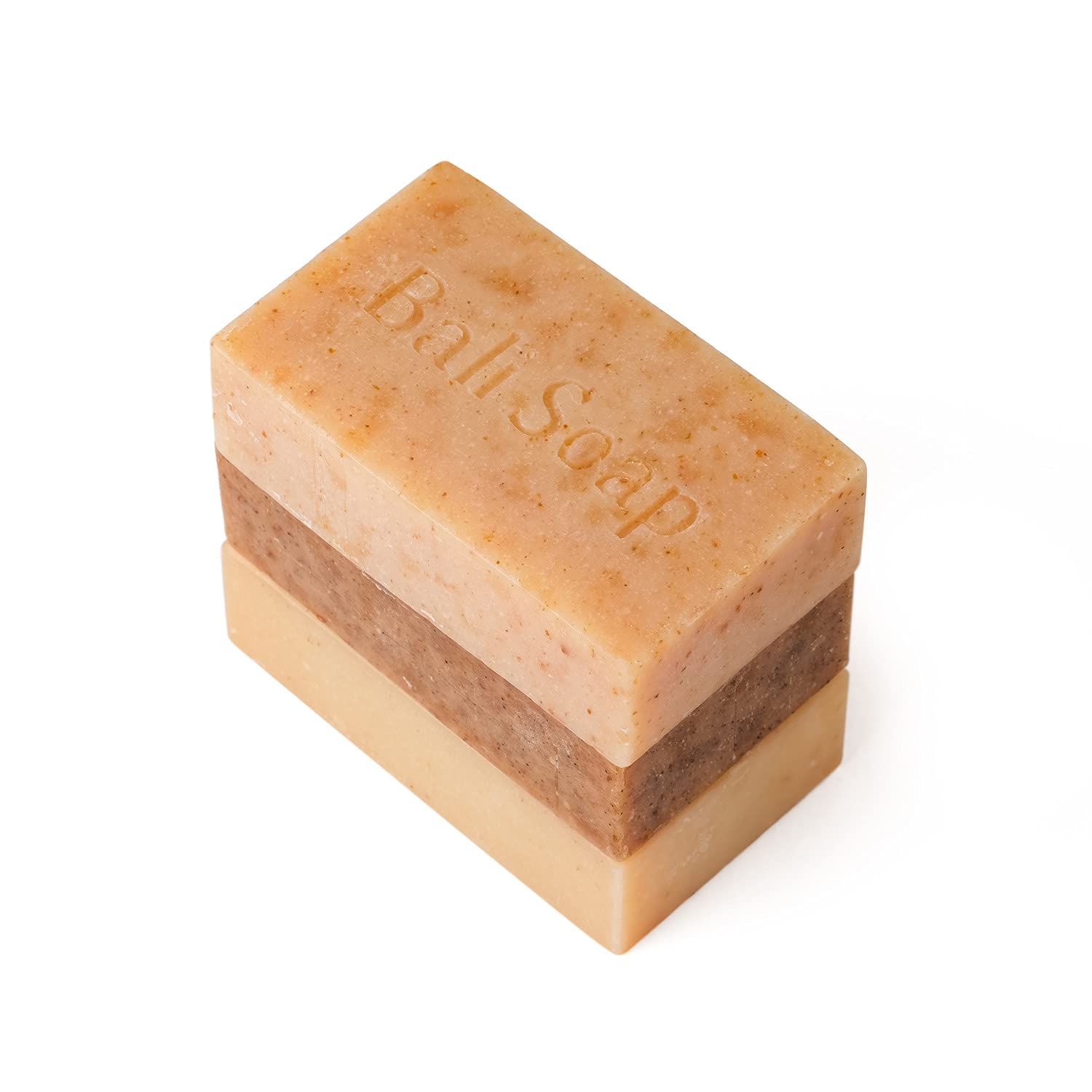 Bali Soap - Natural Soap Bar Gift Set, 3 pc Variety Pack, Papaya - Cinnamon - Lemongrass, Face or Body Soap, Best for All Skin T