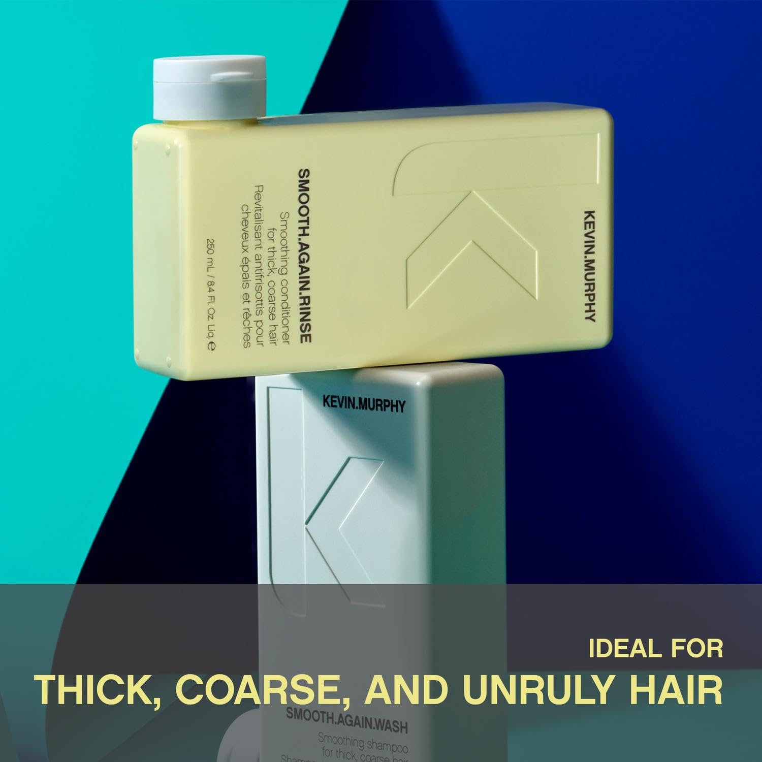 KEVIN.MURPHY SMOOTH.AGAIN - Smoothing, Leave-In Conditioner - For Thick, Coarse & Unruly Hair - Anti-Frizz Hair Treatment - Styl