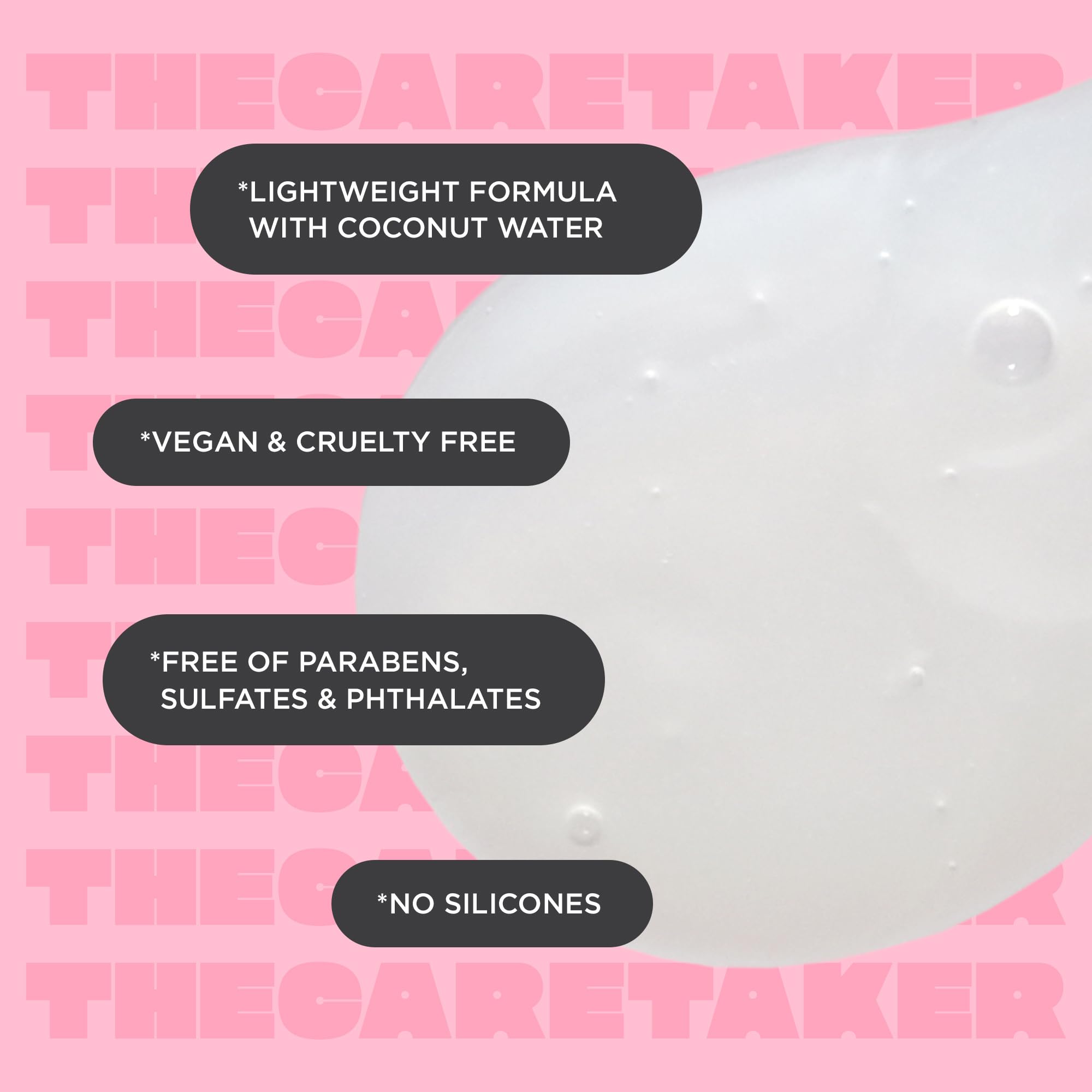 Cake Beauty Moisturizing Shampoo, The Care Taker - Hydrates And Replenishes Dry Hair - With Coconut Water, Hyaluronic Acid & She