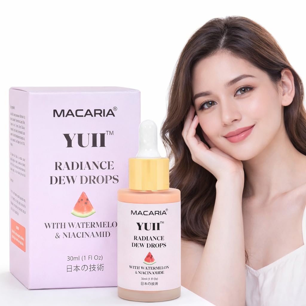 YUII Dew Drops Glow Serum | Vitamin E | No Parabens & Sulphates | Glow serum (Japanese Recipe)