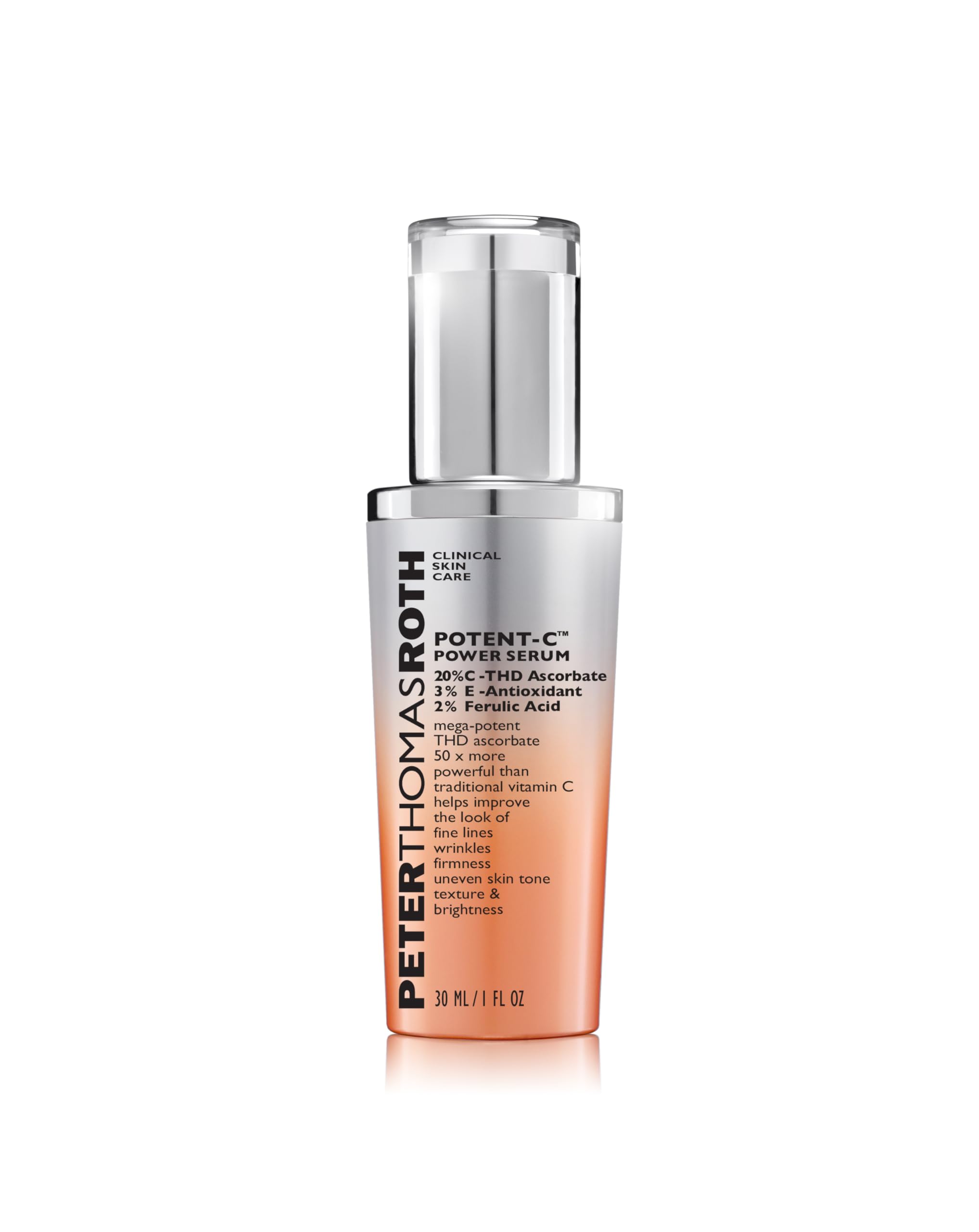 Peter Thomas Roth  Potent-C Power Serum  Brightening Vitamin C Serum For Fine Lines, Wrinkles, Uneven Skin Tone, Texture And Deh