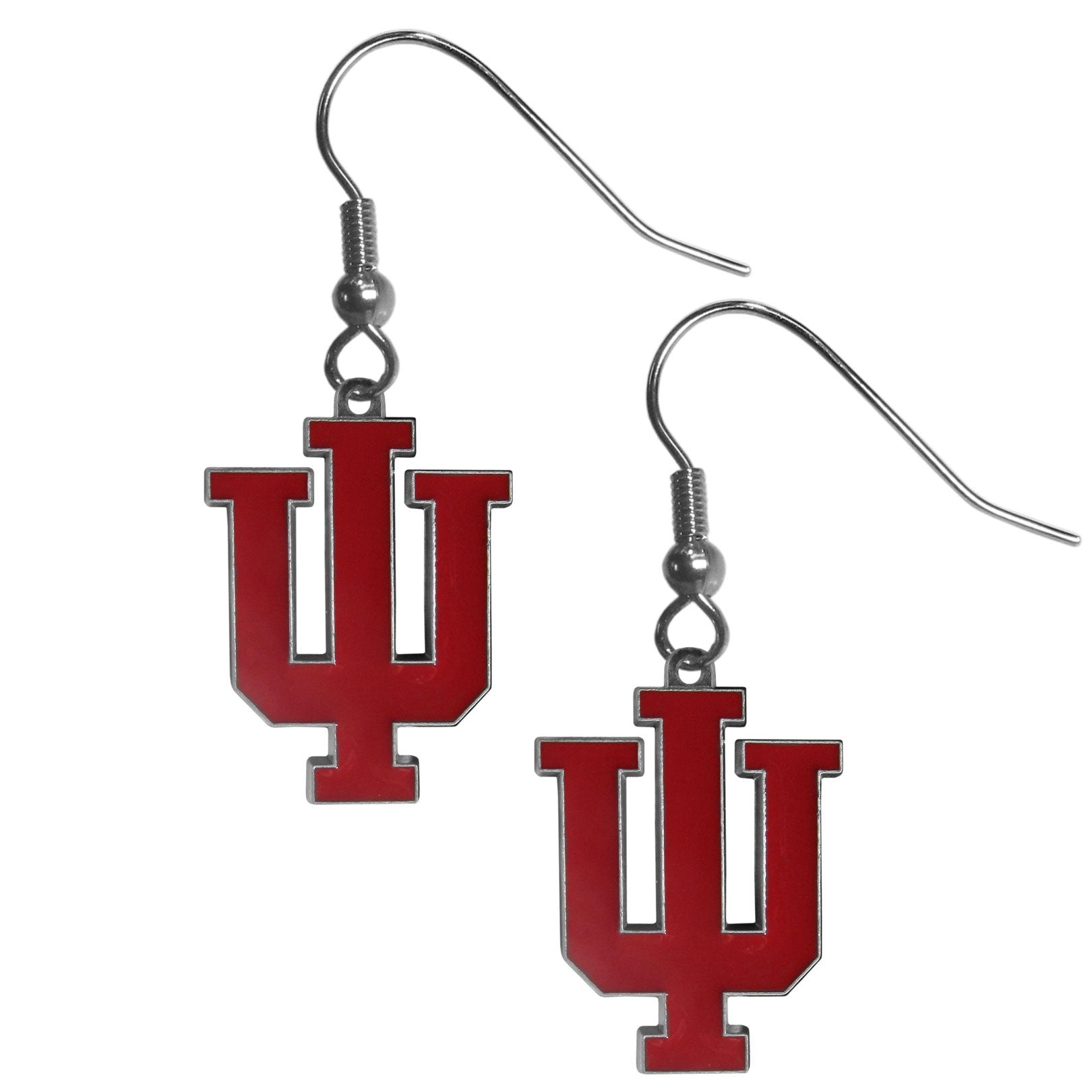 NCAA Siskiyou Sports Womens Indiana Hoosiers Dangle Earrings One Size Team Color