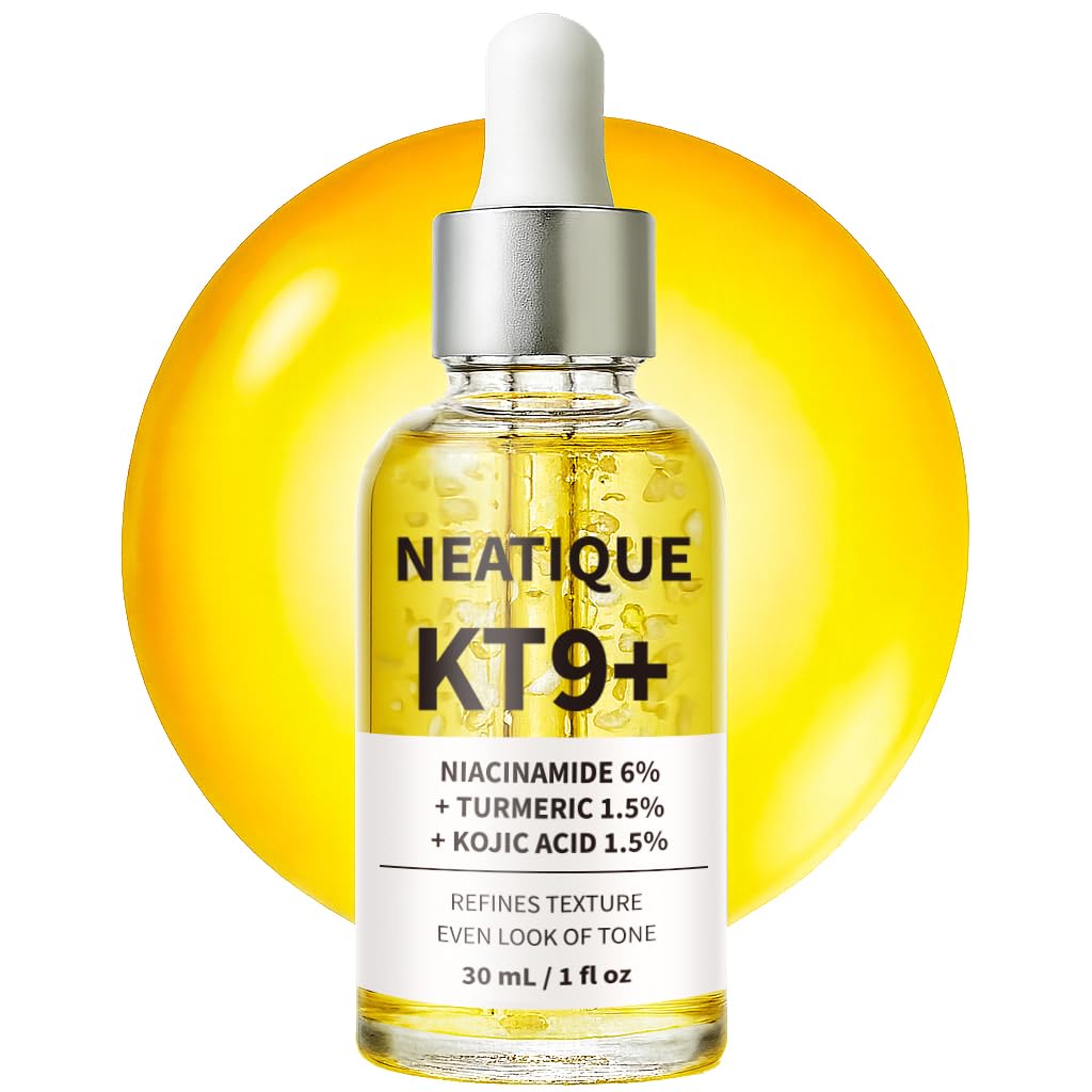 NEATIQUE Niacinamide 6% & Kojic Acid 1.5% KT9+ Even Tone Face Serum, 30 mL