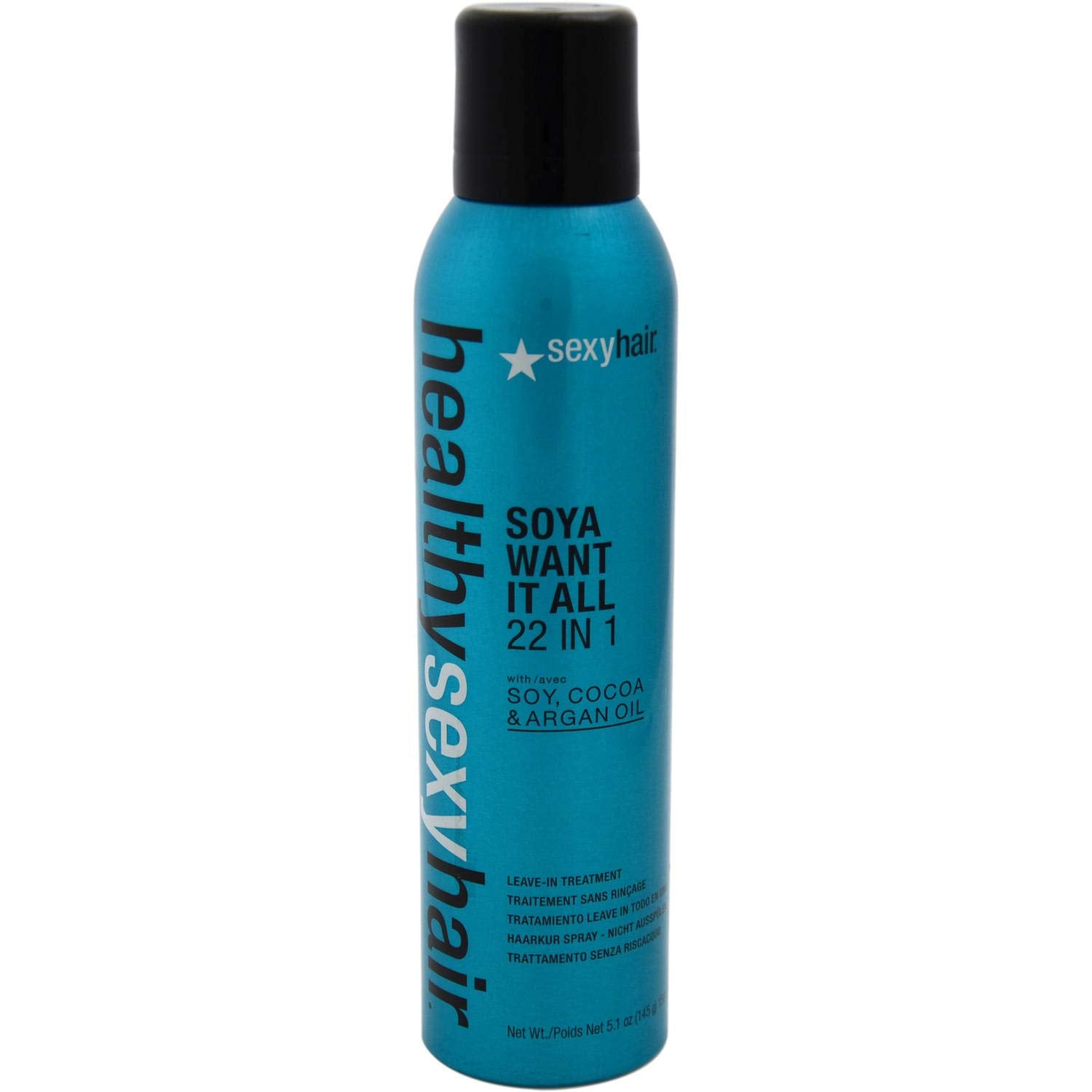 SexyHair Soya Want It All 22 in 1 Leave-In Conditioner, 5.1 Fl Oz