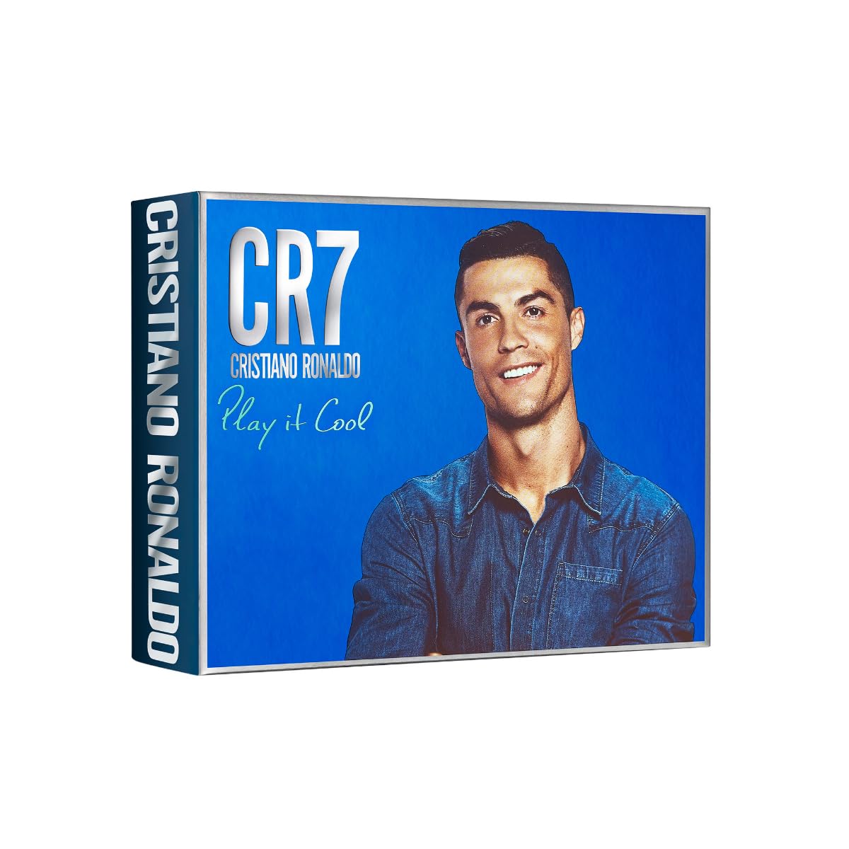 CRISTIANO RONALDO CR7 Play It Cool, 2 pc - Fresh Aromatic Body Wash for Men - Fougere Fragrance - Perfumed Shower Gel and EDT Gi