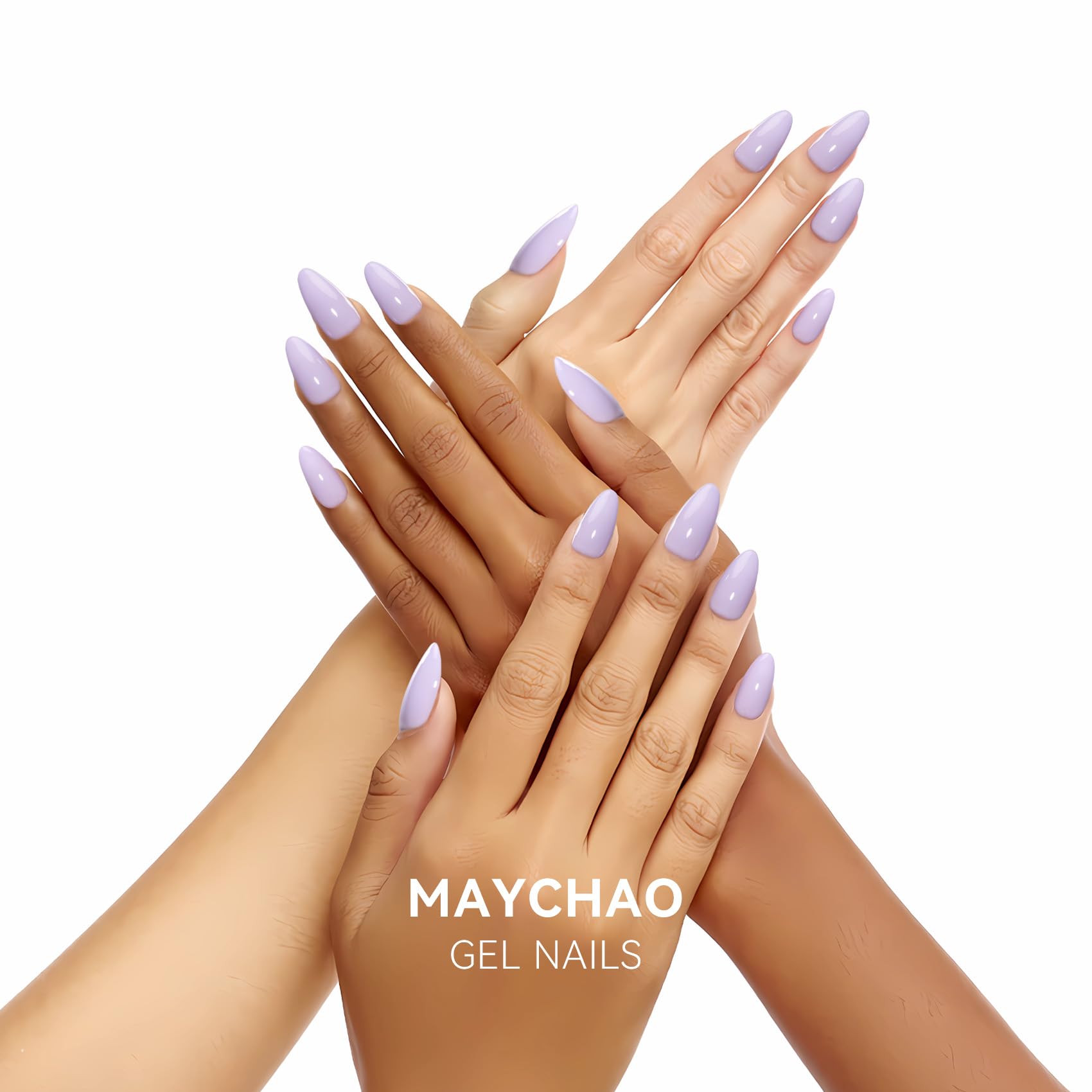 Maychao 15Ml Lilac Purple Gel Nail Polish 1Pc Gentle Purple Gel Polish Soak Off Uv Led Nail Lamp Curing Nail Polish Gel For Nail