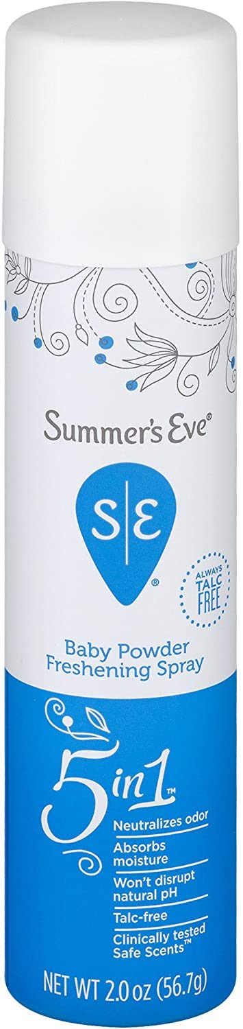 Summers Eve Deodorant Spray Baby Powder - 1 X 2 Oz