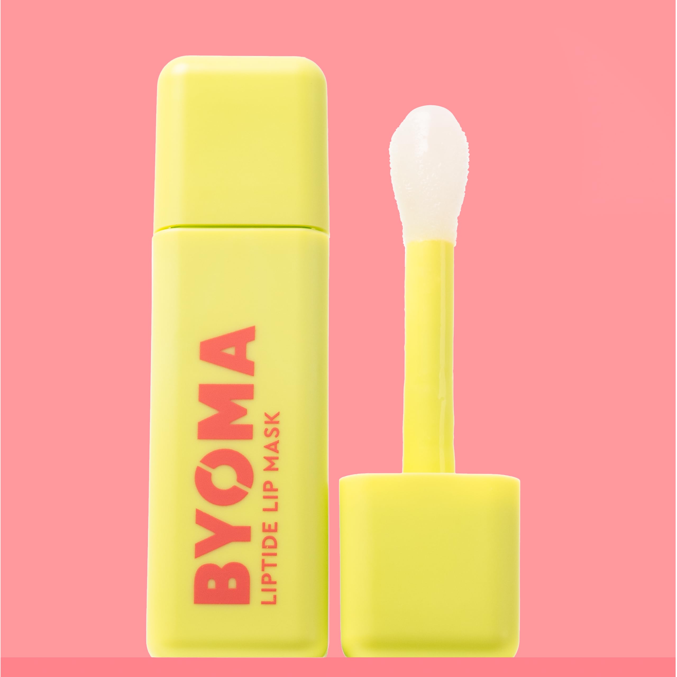 BYOMA Liptide Lip Mask - Lightweight, Overnight Mask - Peptide Lip Treatment with Peptides, Babassu Oil & AHA - Hydrating, Exfol