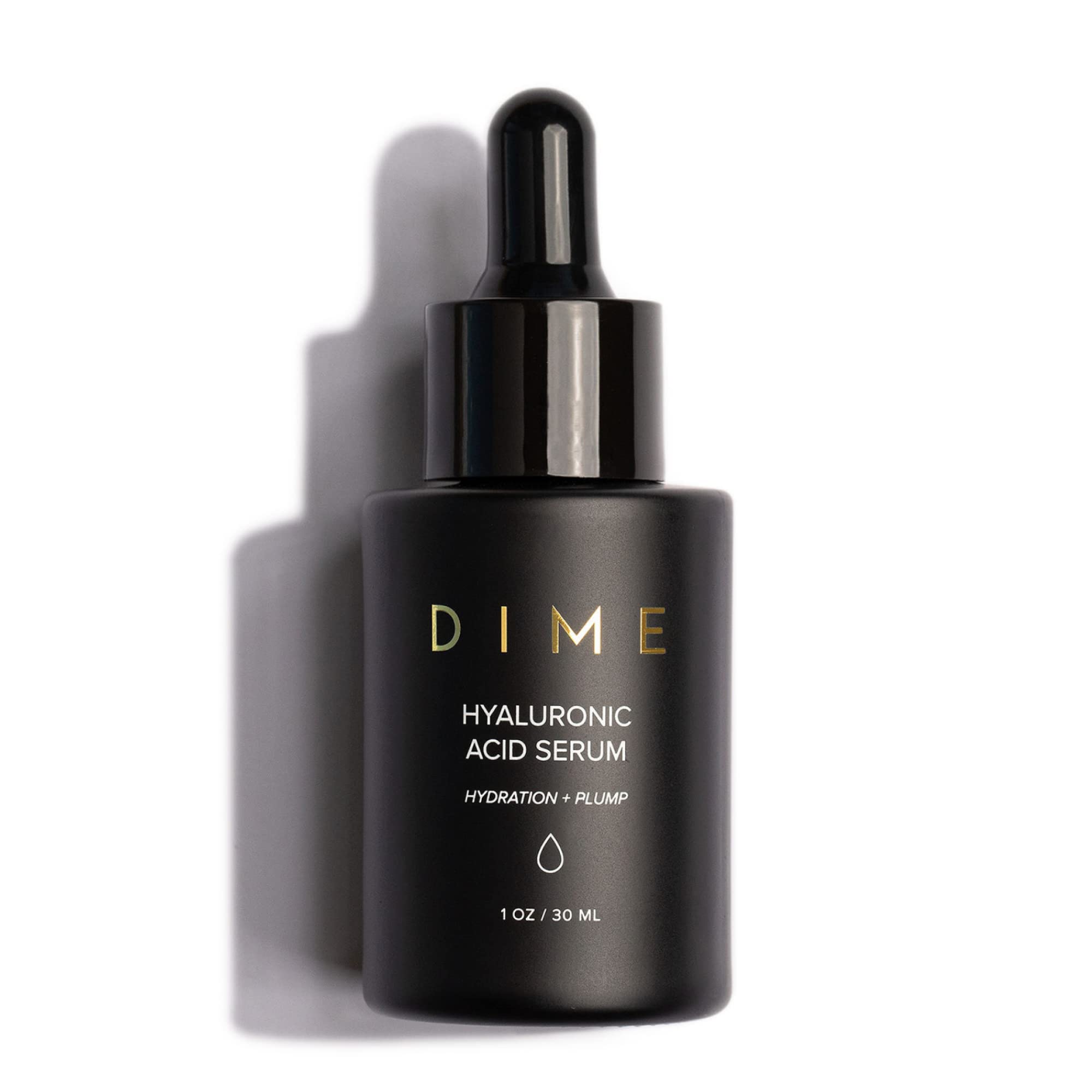Dime Beauty Hyaluronic Acid Serum, Non-Greasy Hydrating Face Serum With Pure Hyaluronic Acid, 1 Oz / 30 Ml