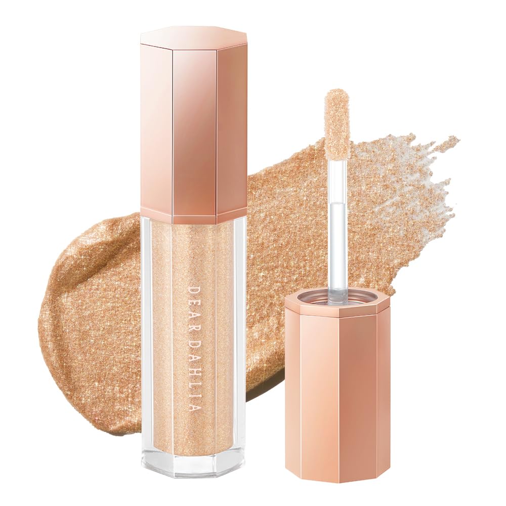 DEARDAHLIA Paradise Shine Eye Sequins DIVA Long Lasting Liquid Eyeshadow Glitter Gloss High Shine Pearl, Lightweight, Minimal Fa