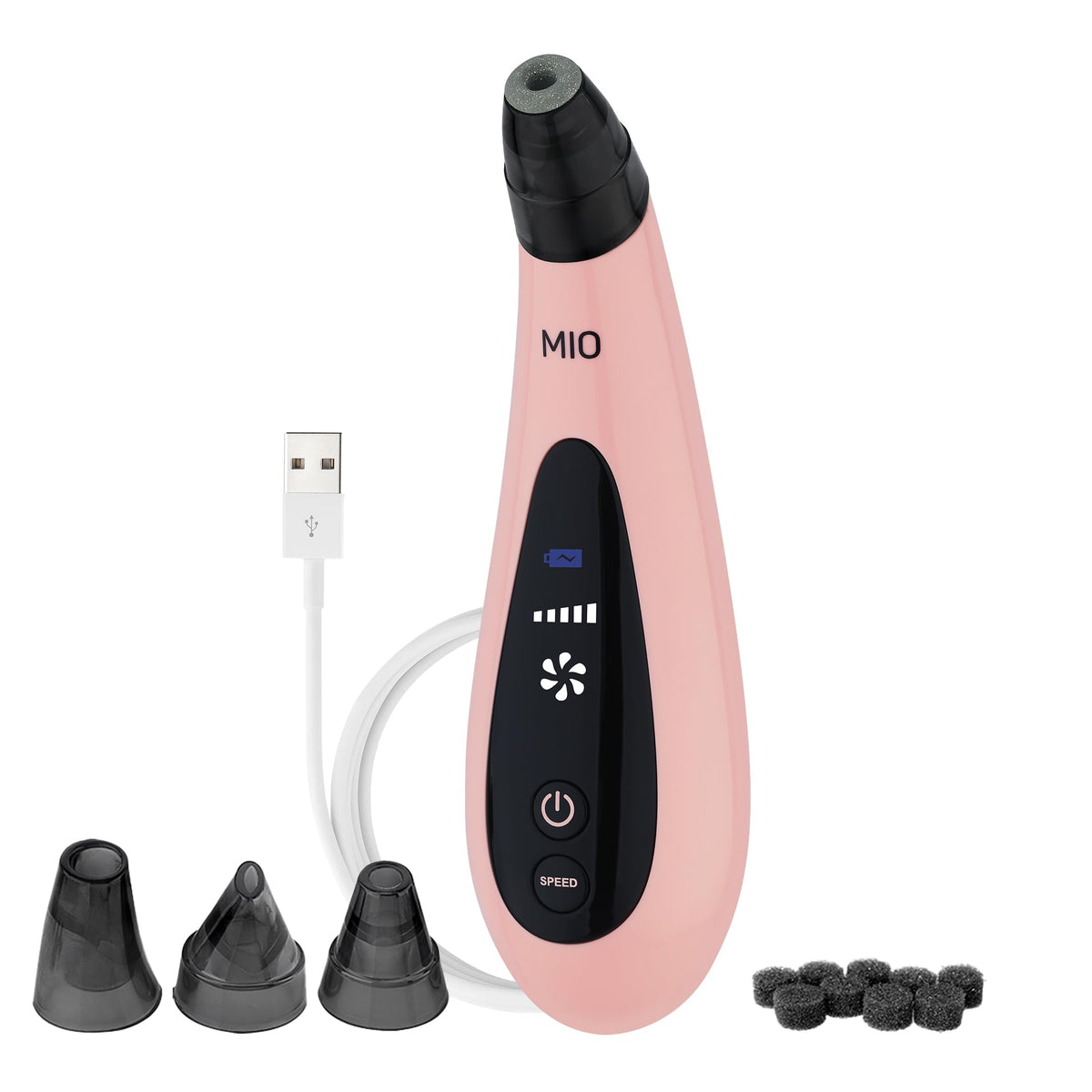 Spa Sciences - MIO - Diamond Tip Microdermabrasion Blackhead Remover, Pore Cleansing, & Resurfacing System - Reduces Acne Scars,