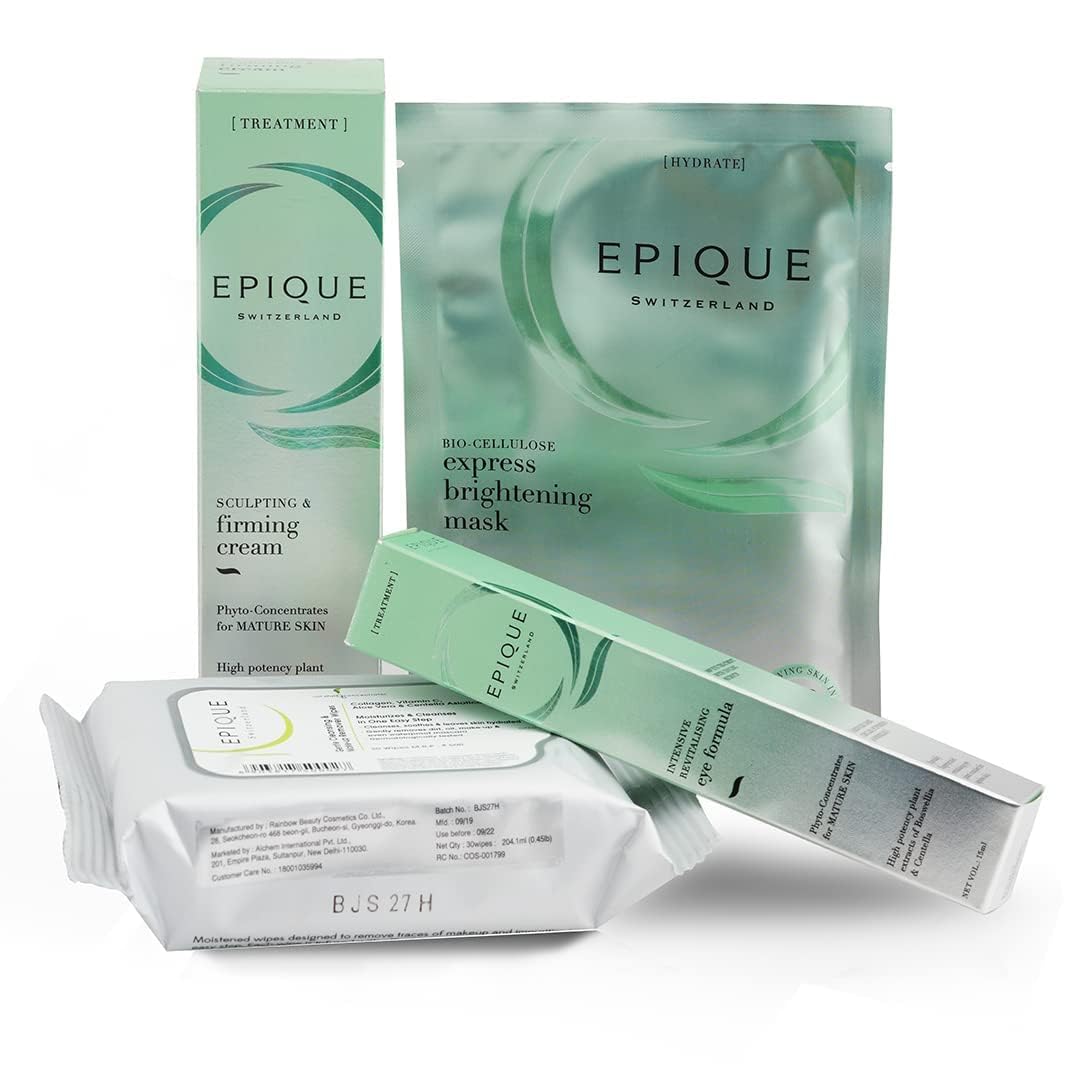 Epique Sculpting And Firming Treatment (Eye Cream + Sculpting + Mask + Wipes)