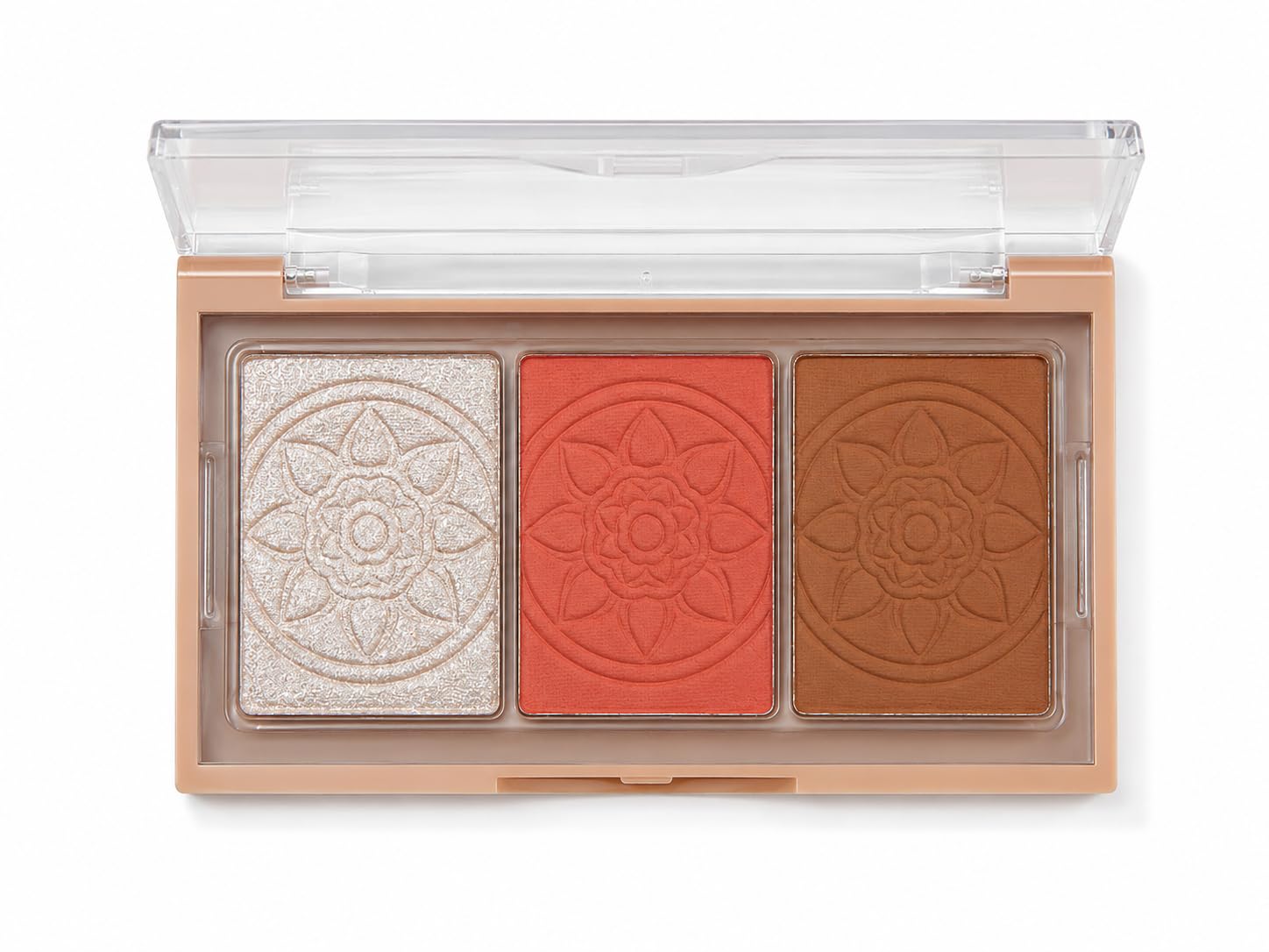 S.F.R. Color 3In1 Face Palette  Blusher, Contour & Highlighter | Highly Pigmented, Blendable & Lightweight | LongLasting Mak