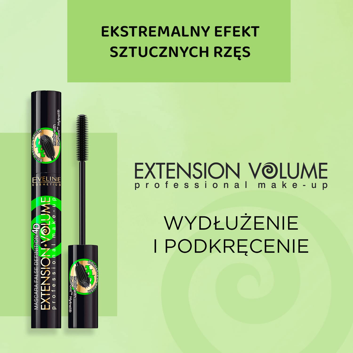 Mascara False Definition 4D and Waterproof EXTENSION VOLUME Professional Make up