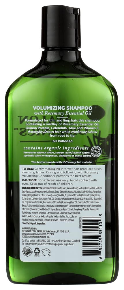Avalon Organics Shampoo Rosemary