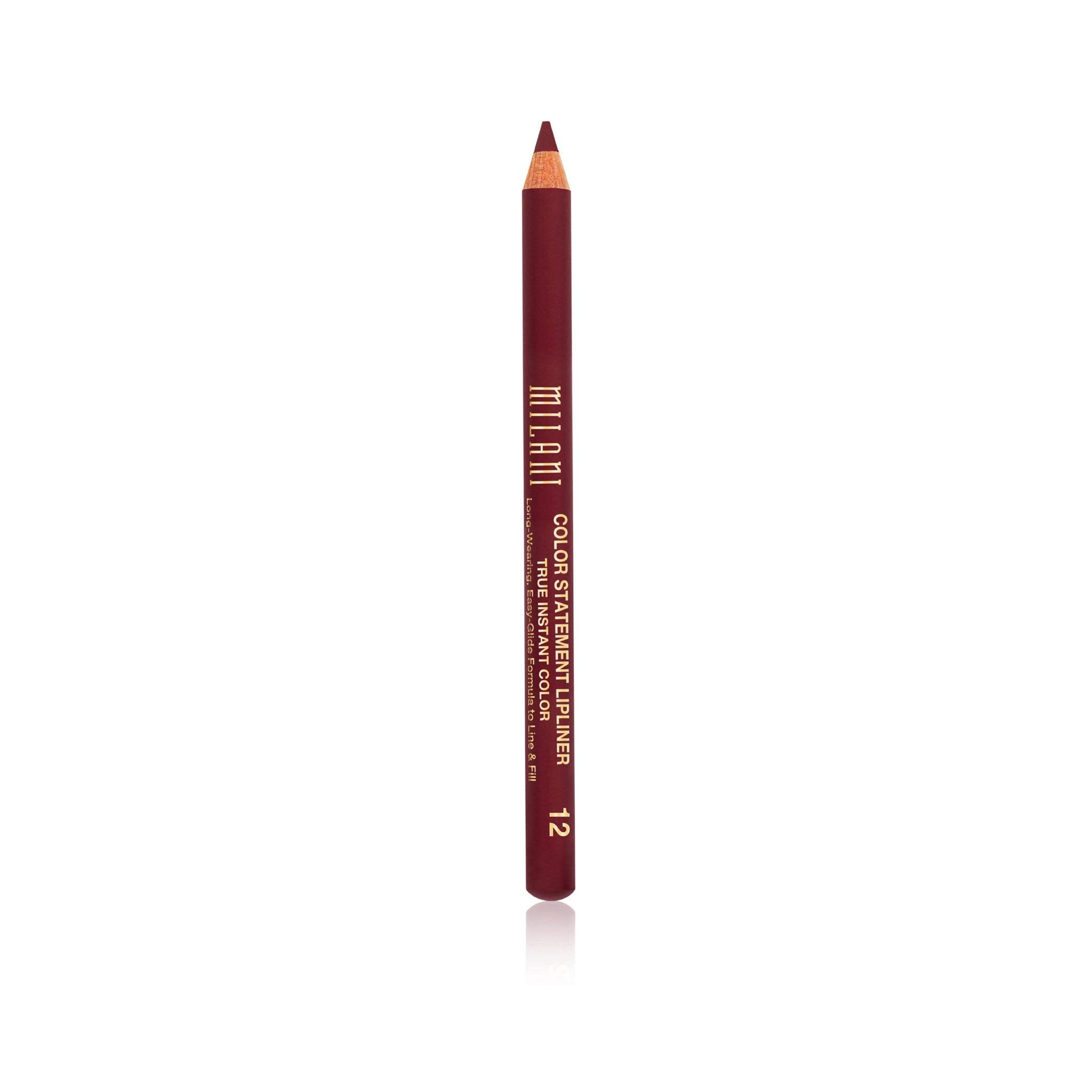 Milani Color Statement Lipliner  Bordeaux (0.04 Ounce) CrueltyFree Lip Pencil to Define, Shape & Fill Lips