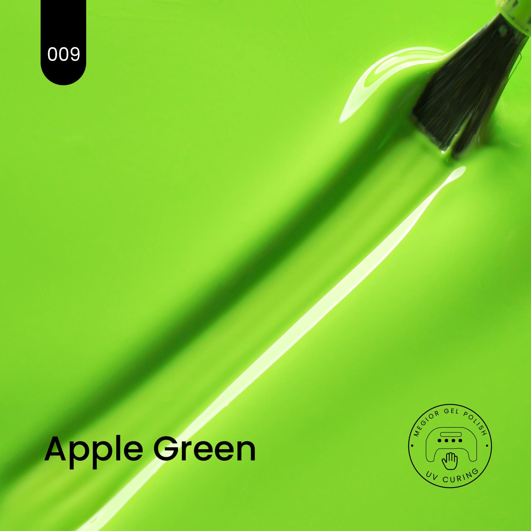 Maychao 15Ml Gel Nail Polish 1Pc Apple Green Gel Polish Soak Off Uv Led Nail Polish Nail Art Starter Manicure Salon Diy At Home,