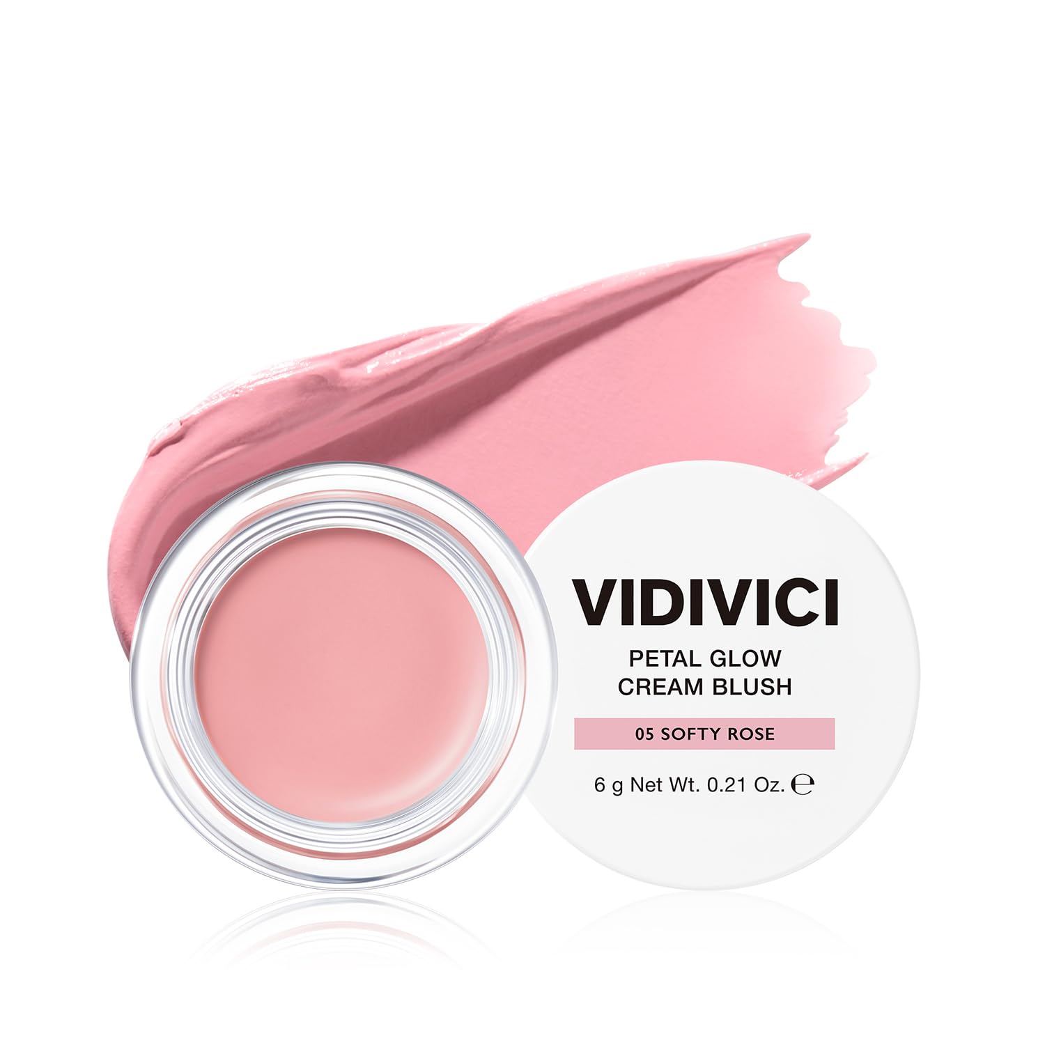 VIDIVICI Petal Glow Cream Blush, MultiShade Cream Blusher for Natural Radiant Cheeks, KBeauty LongLasting Hydrating Color  6