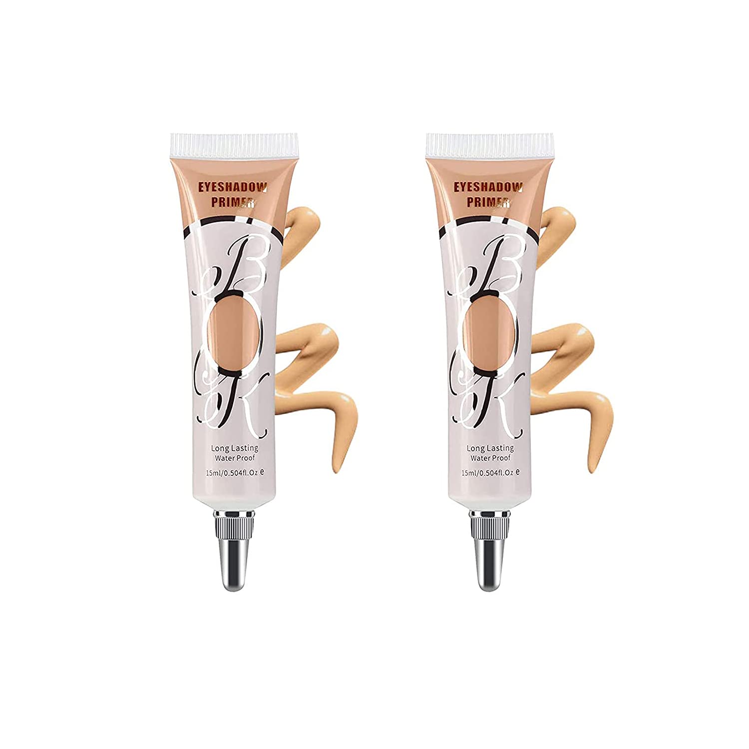 Lokfar 2 Pack Matte Eyeshadow Primer For Oily Lids Black Eyeshadow No Crease Eye Primer Makeup Eyeshadow Base Waterproof & Smudg