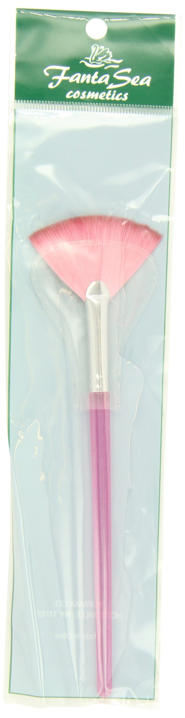 Fantasea 2-Tone Translucent Fan Brush, Pink, 3.5 Ounce